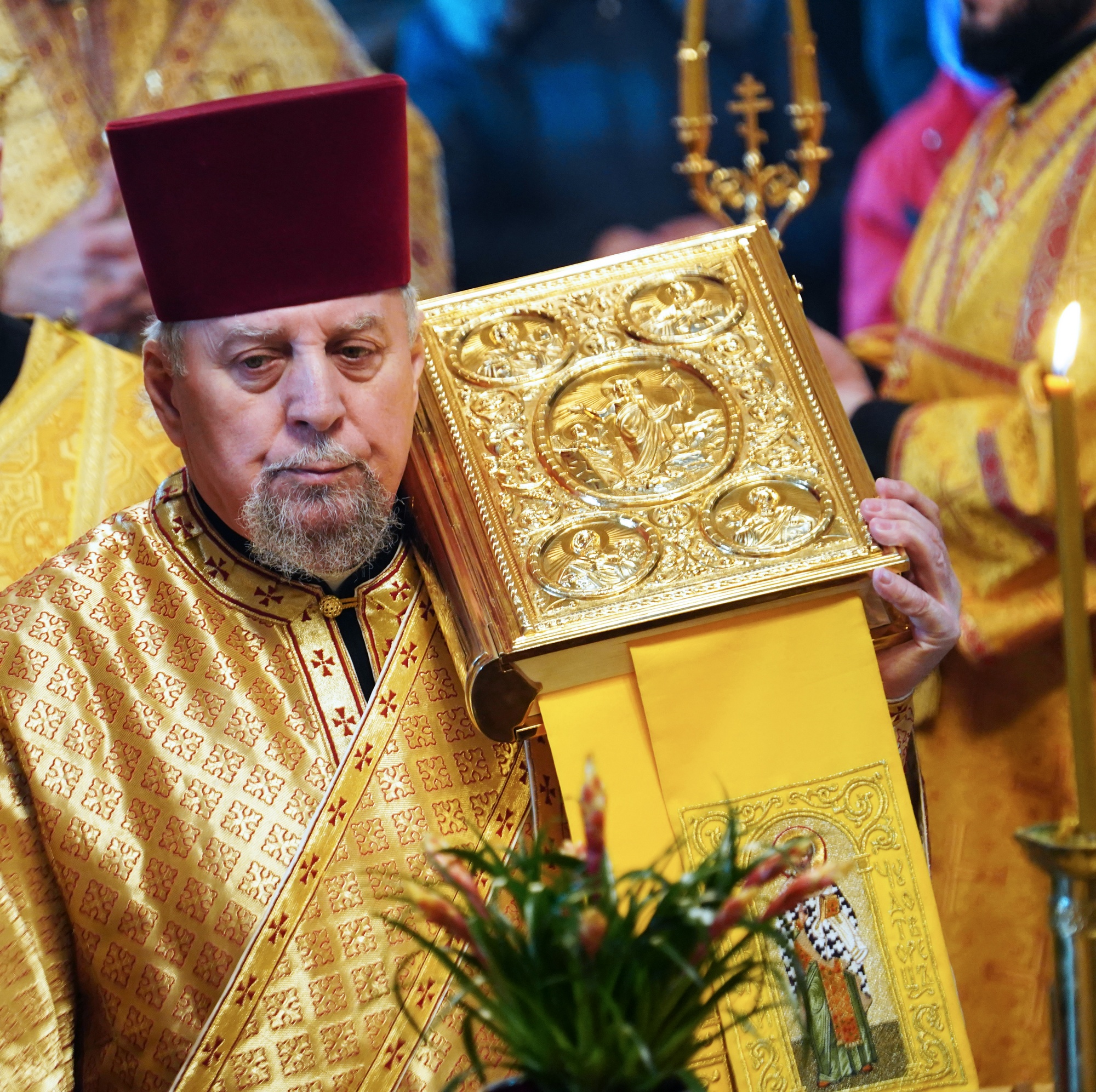 The Divine Liturgy in St. Nicholas Orthodox Cathedal in Białystok
