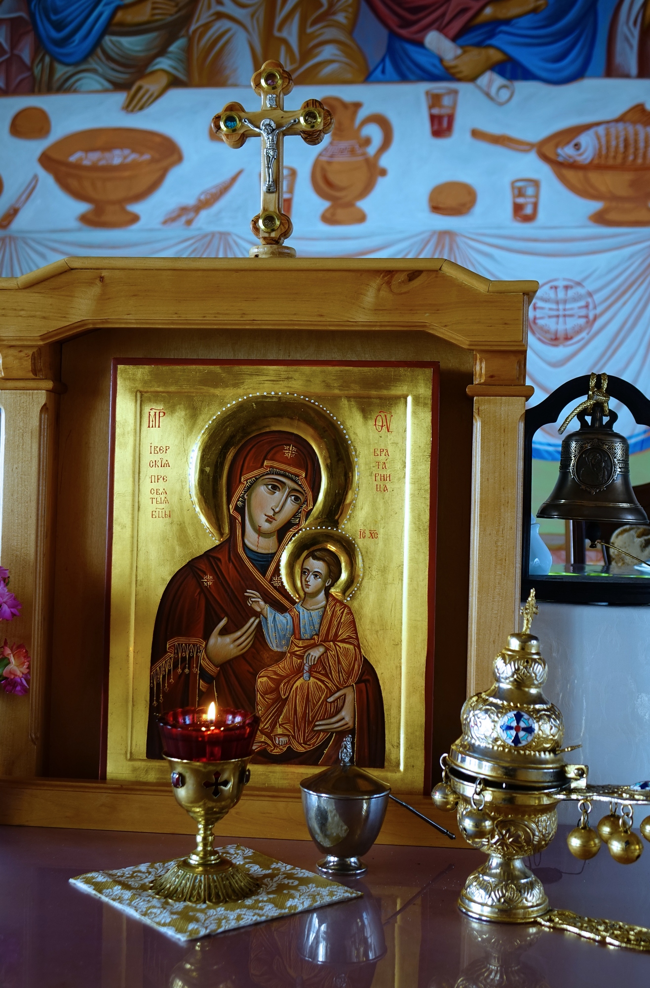 In refectory of Grabarka Convent