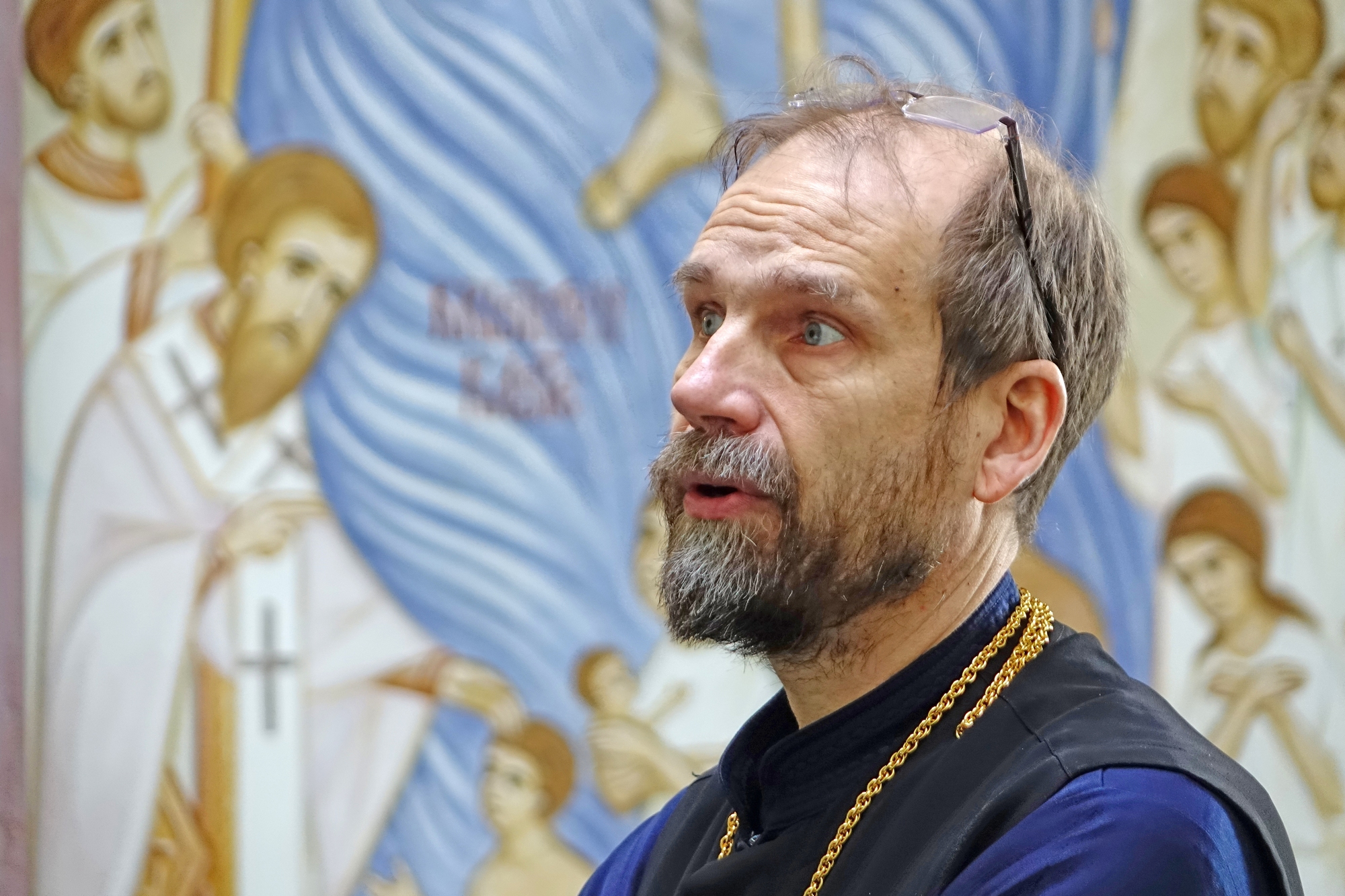 The priest of St. Herman of Alaska Orthodox church in Tapiola