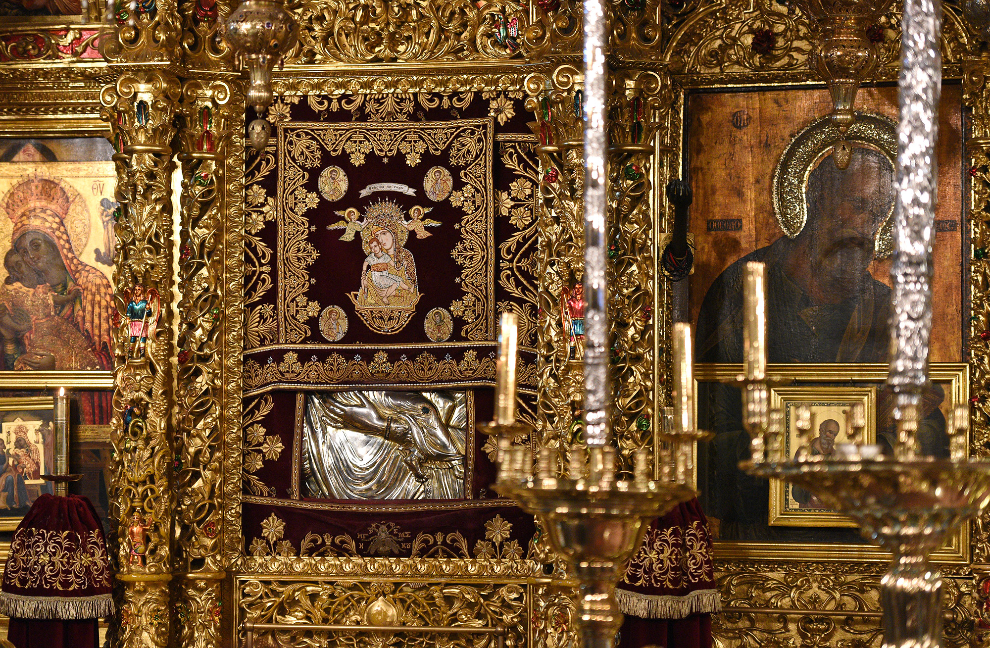 The icon of the Mother of God Kykkotissa
