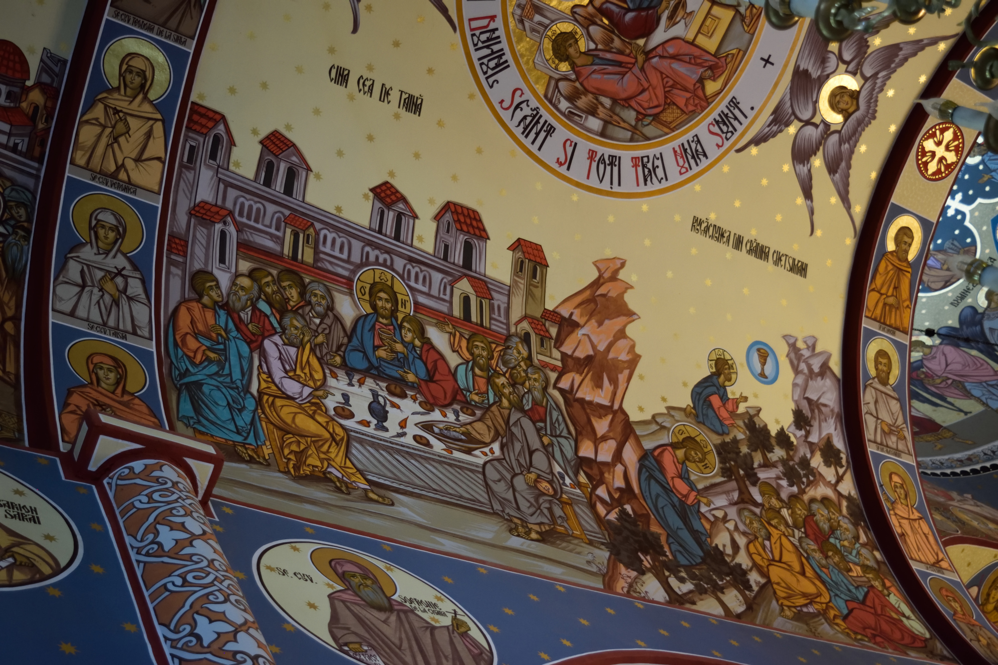 Mistyczna Wieczerza i modlitwa w Ogrójcu - monaster Floresti