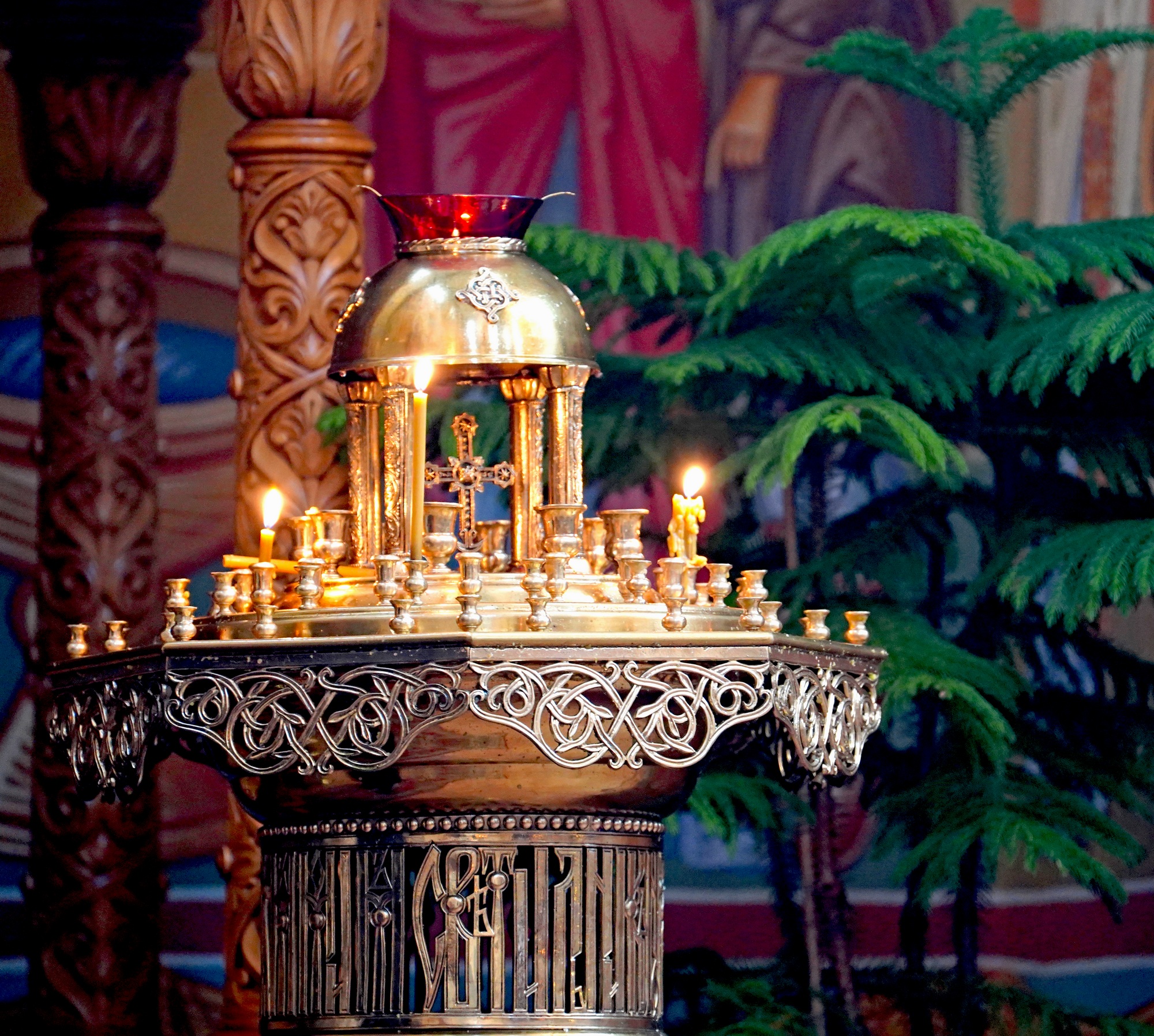 Holy Thursday Divine Liturgy in Zwierki Convent