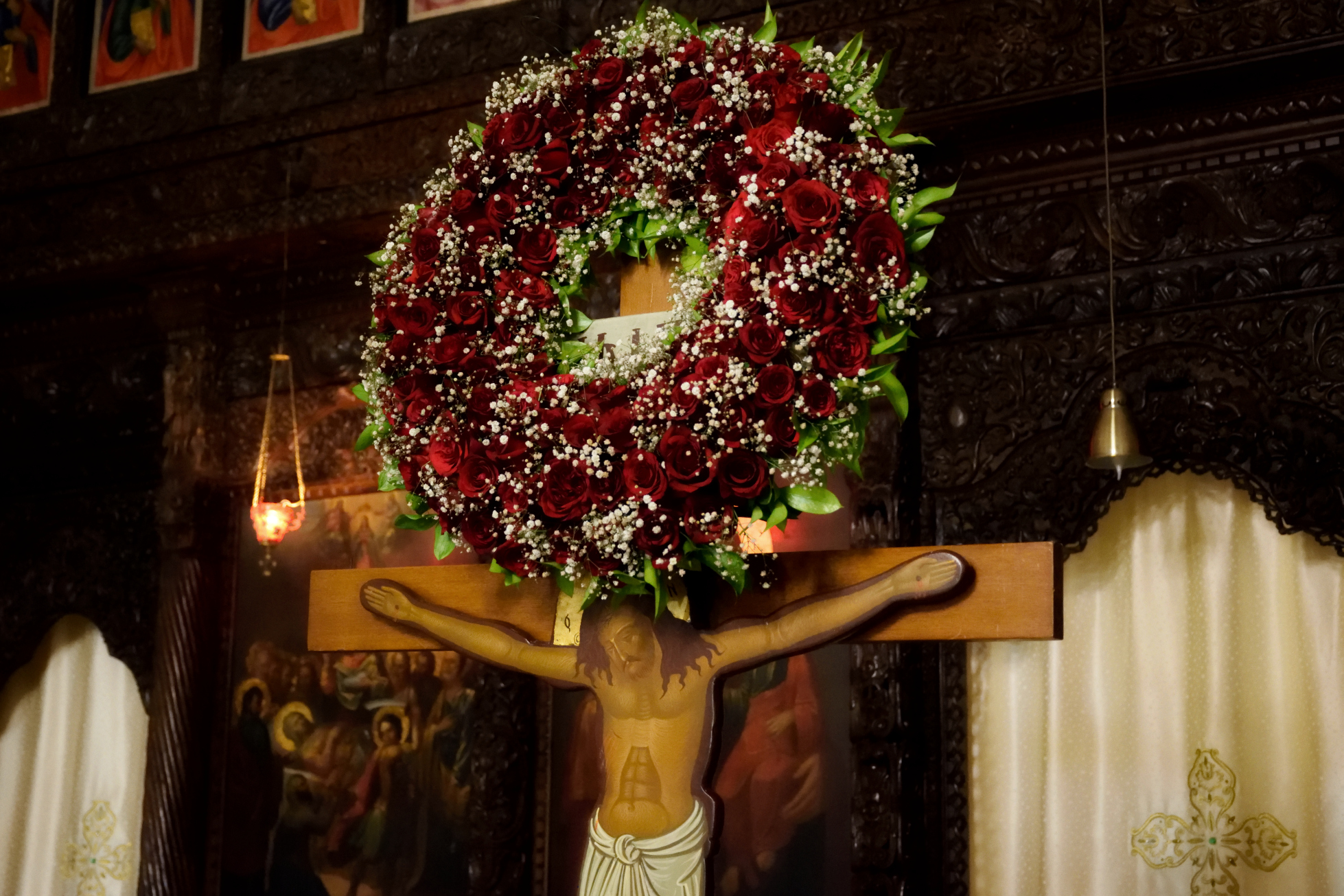 Krzyż w Wielki Piątek w Balamand 2019