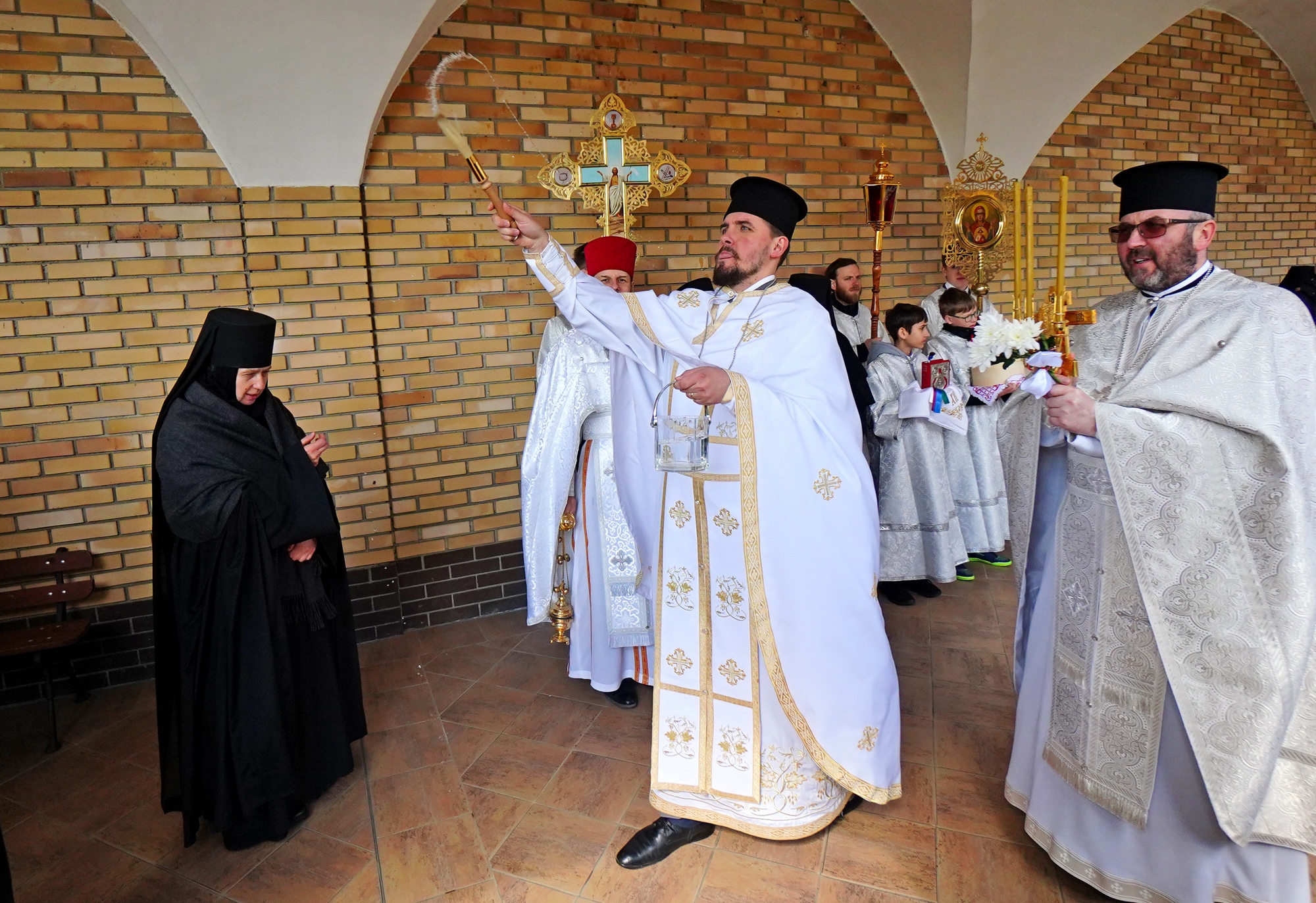 Bright Monday Paschal procession in Zwierki Convent