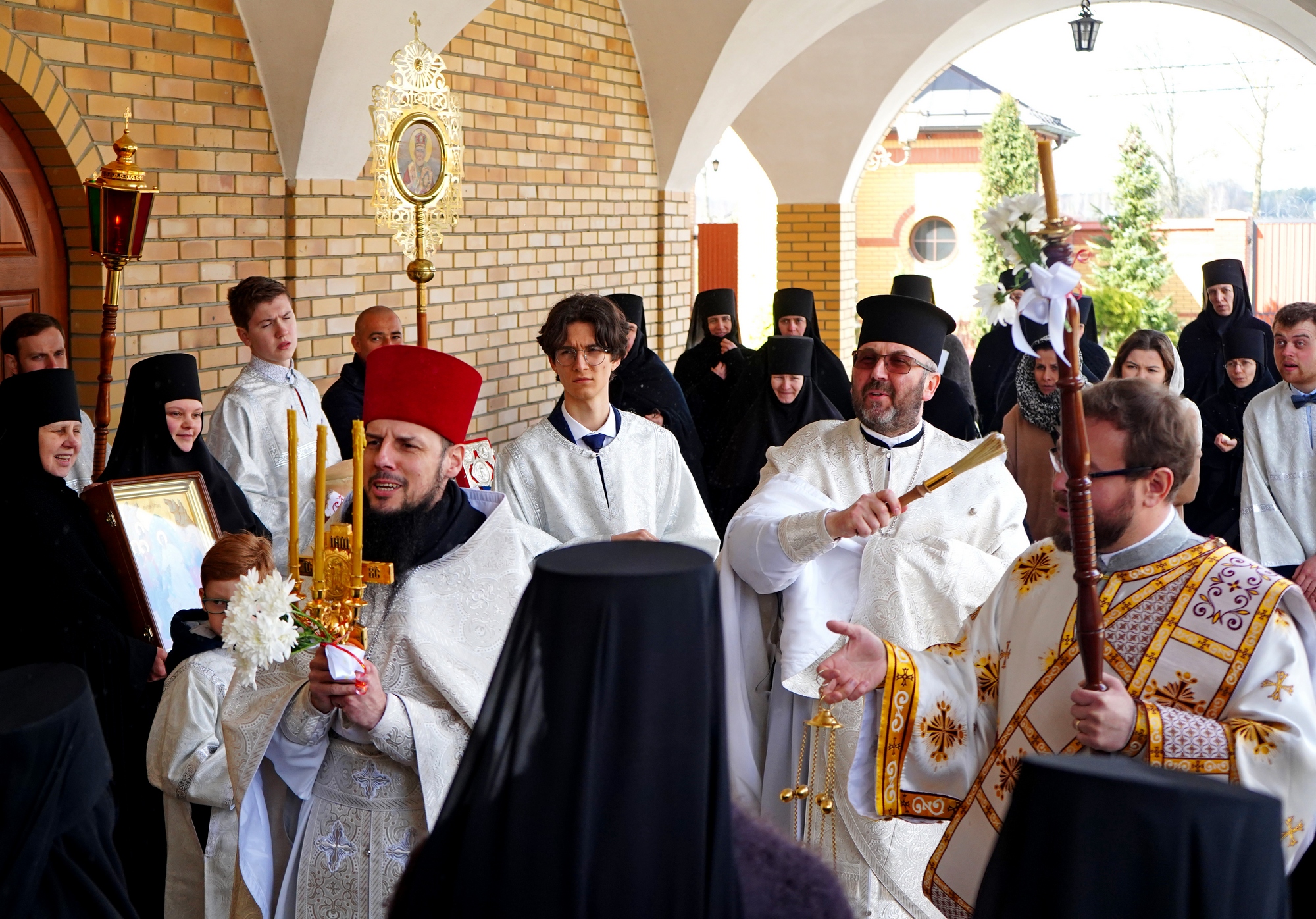 Bright Tuesday Paschal procession in Zwierki Convent
