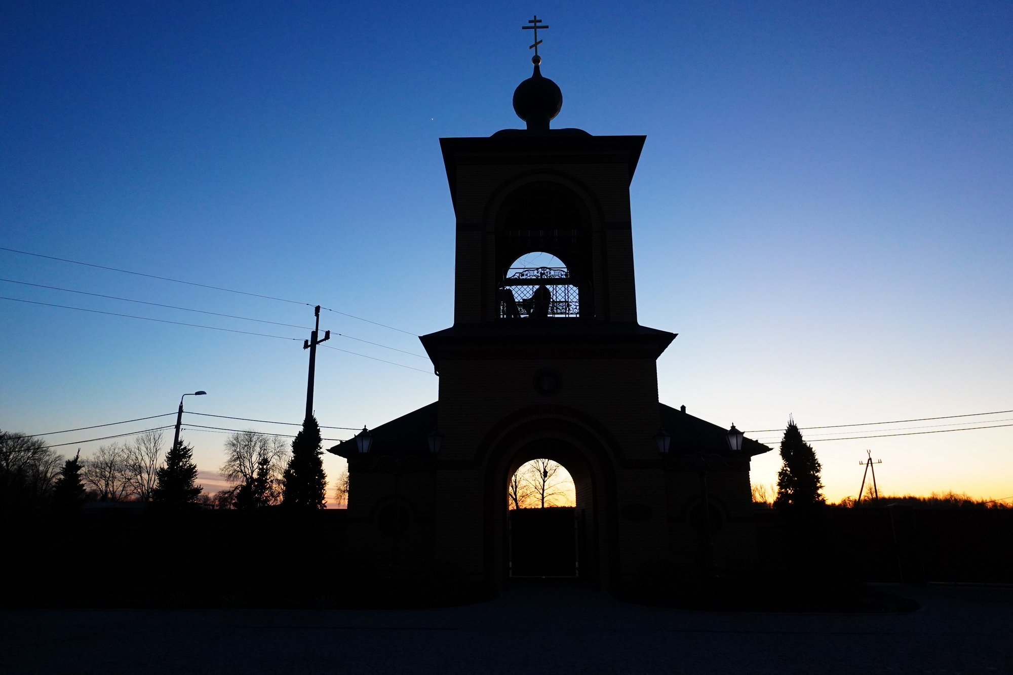 Great Friday in Zwierki Convent (Christ burial service)