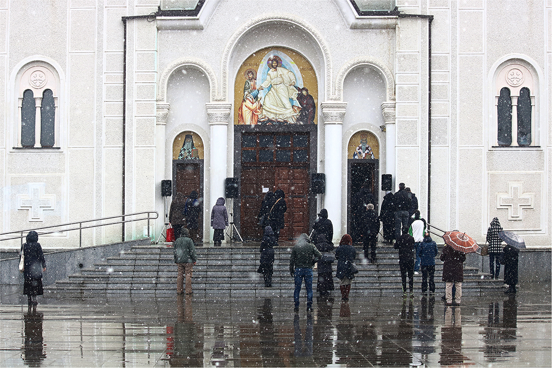 Death funeral service for the departed Bishop of Valjevo Diocese Milutin