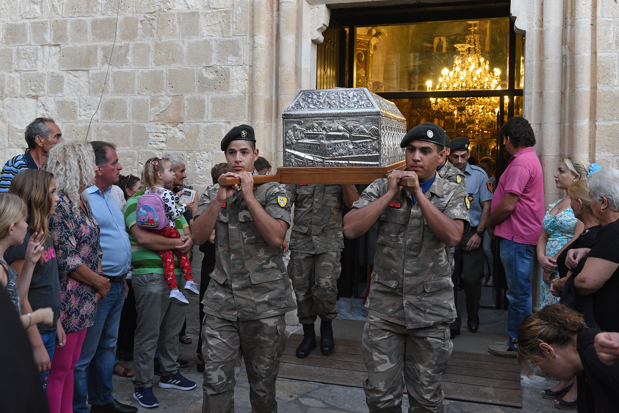 Feast at St Neophytos Monastery, near Paphos