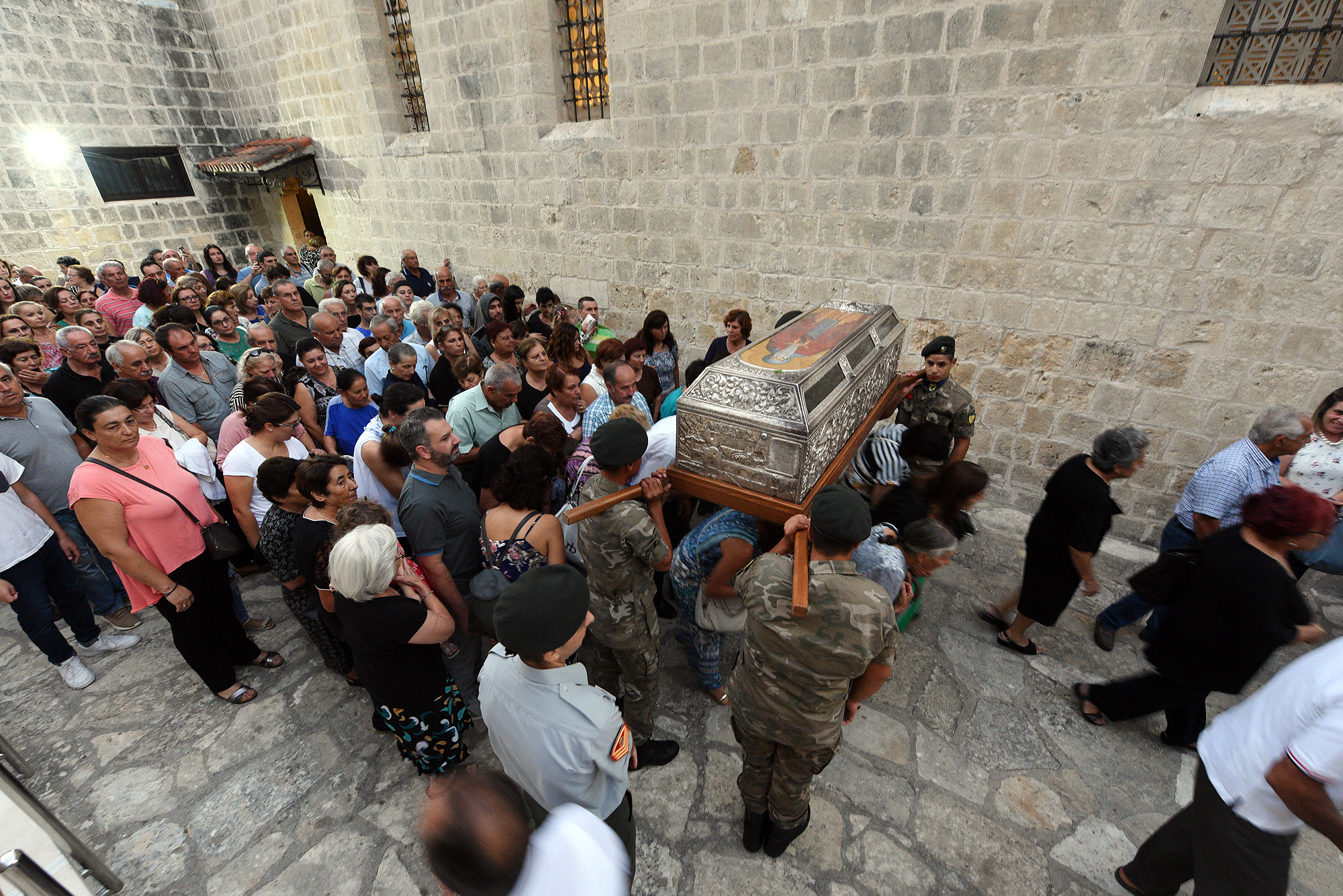 Feast at St Neophytos Monastery, near Paphos