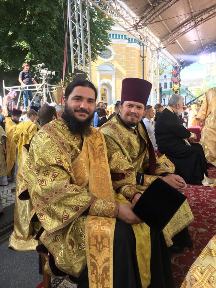 С архидиаконом Платоном