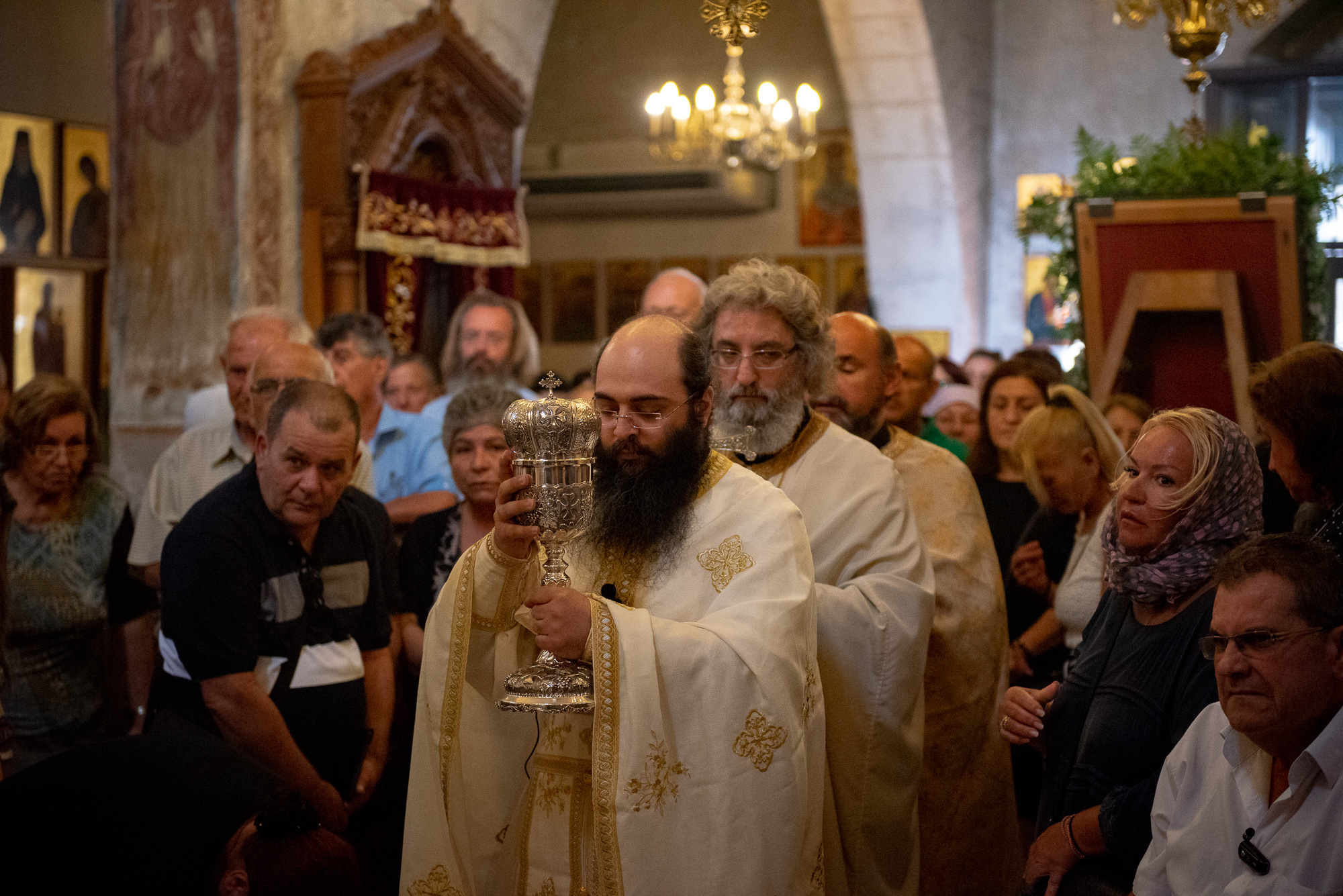 Feast at St Neophytos Monastery, near Paphos