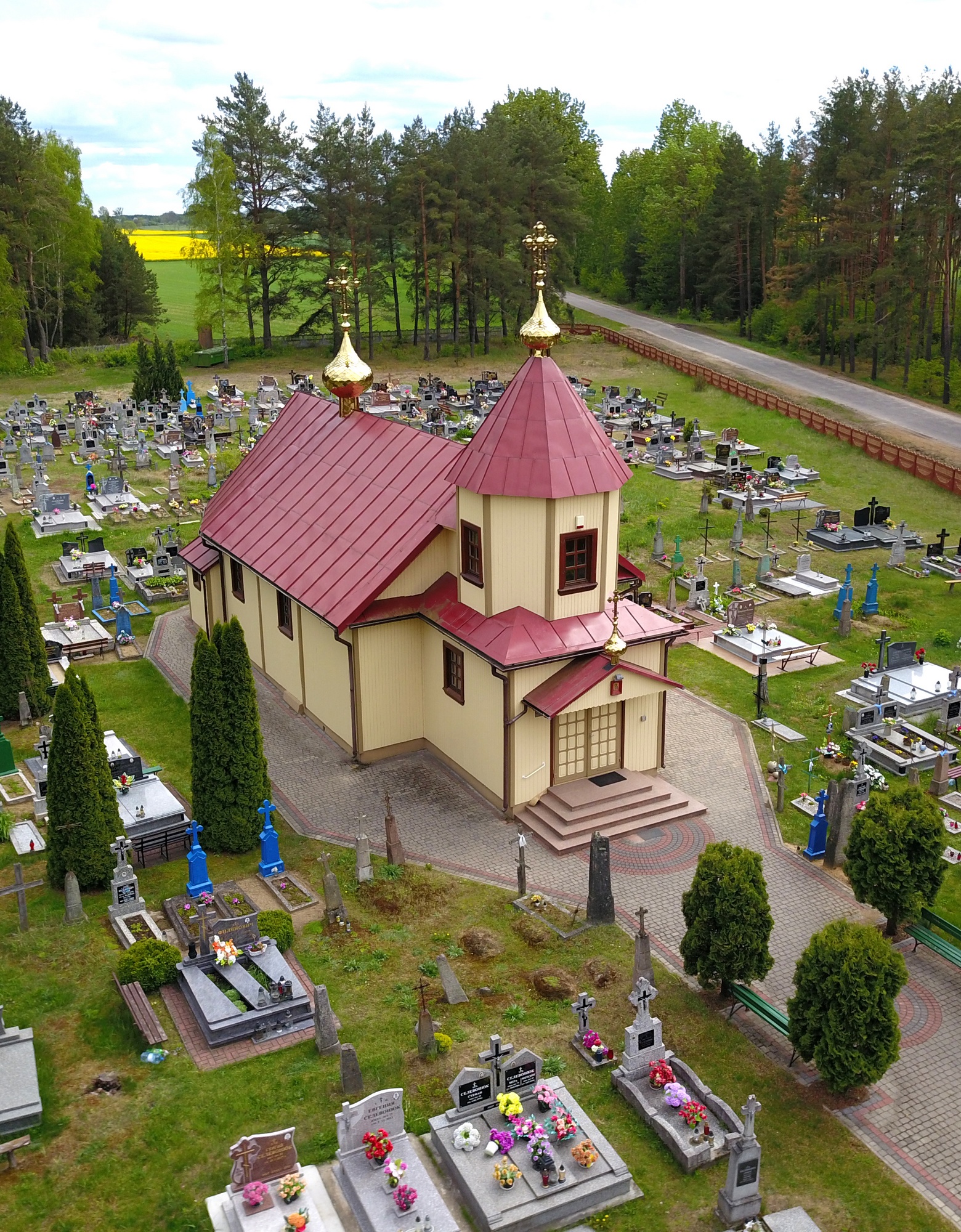 The Orthodox church in Tyniewicze Duze
