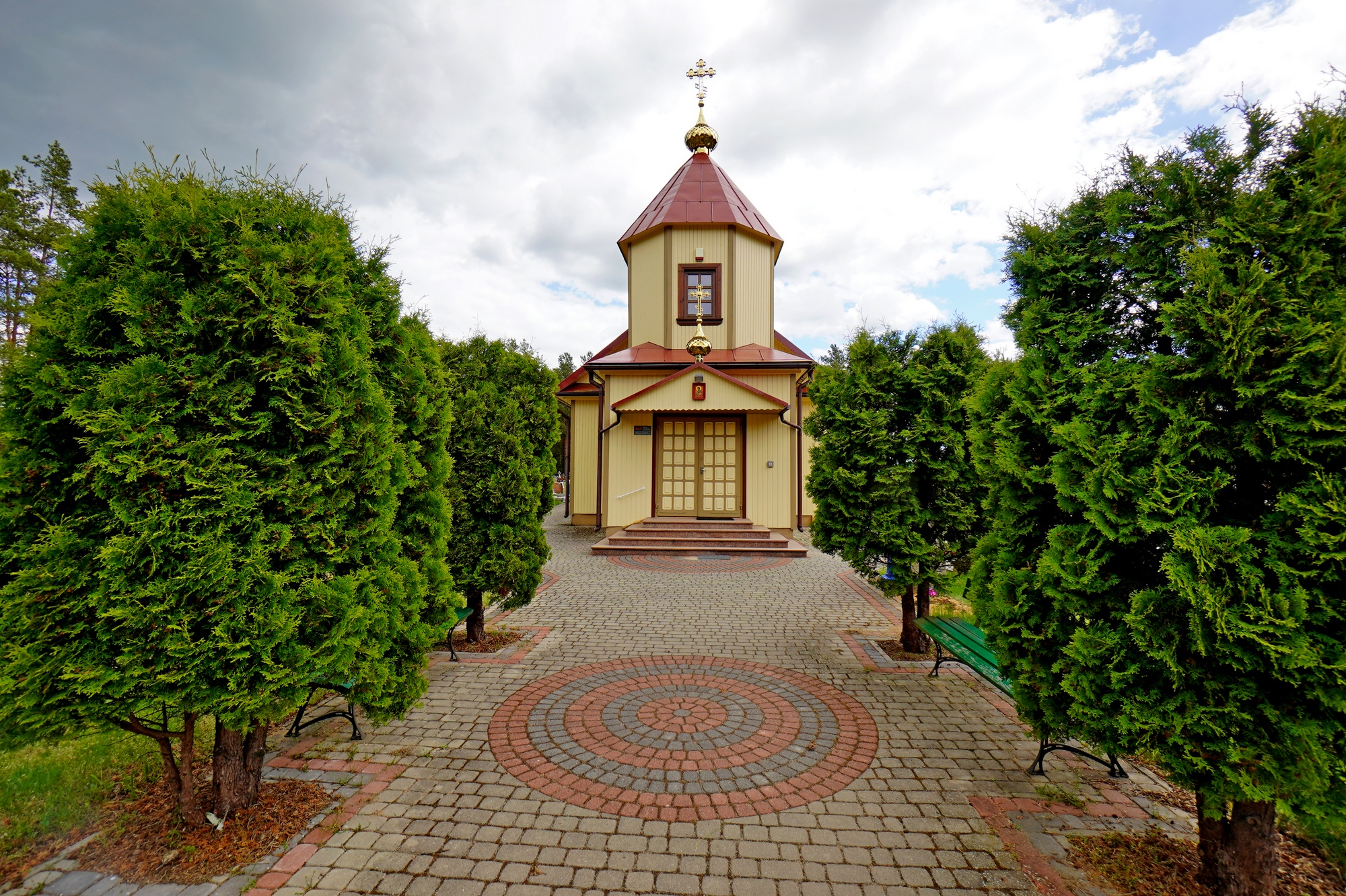 The Orthodox church in Tyniewicze Duze