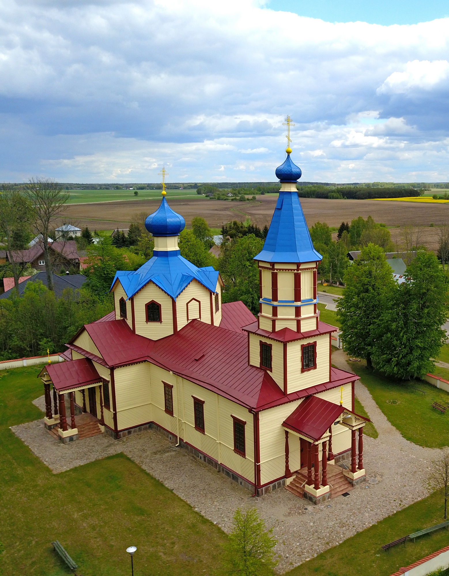 The Orthodox church in Łosinka