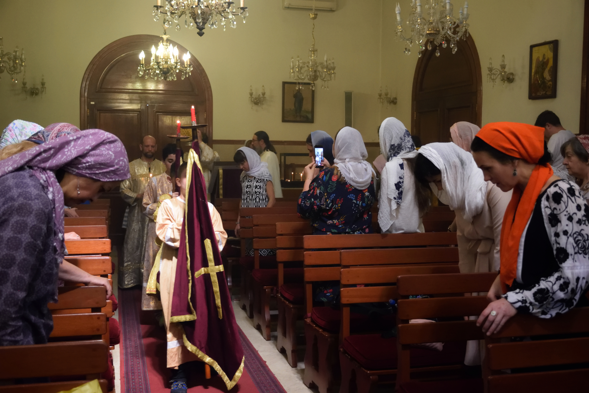 Wielkie wejście - Liturgia rosyjska w Bejrucie, Niedziela Ojców I Soboru