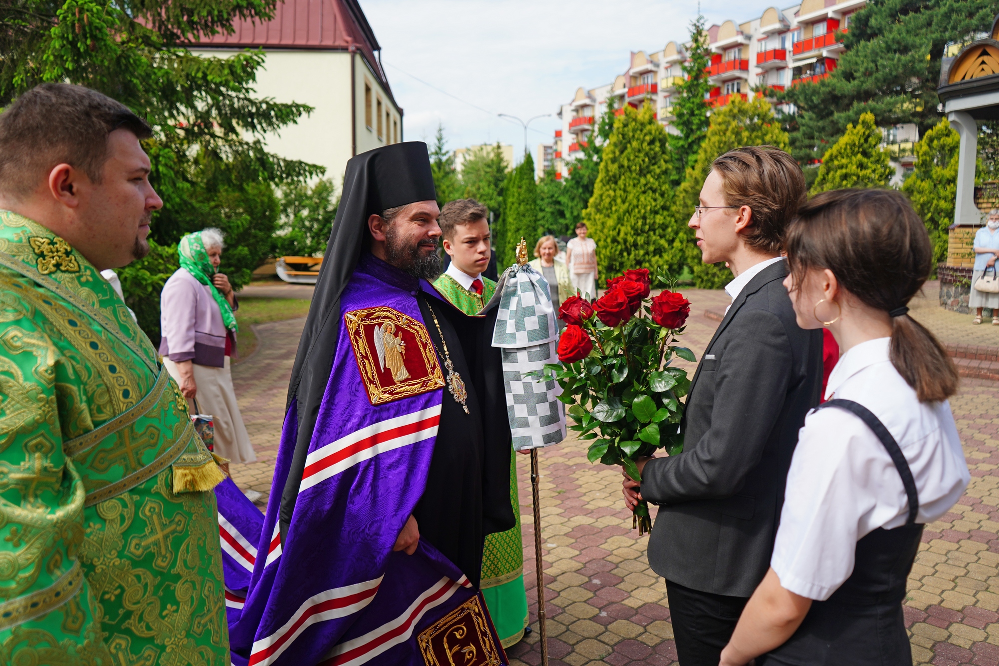 The Holy Spirit feast in the Holy Spirit Orthodox church in Białystok