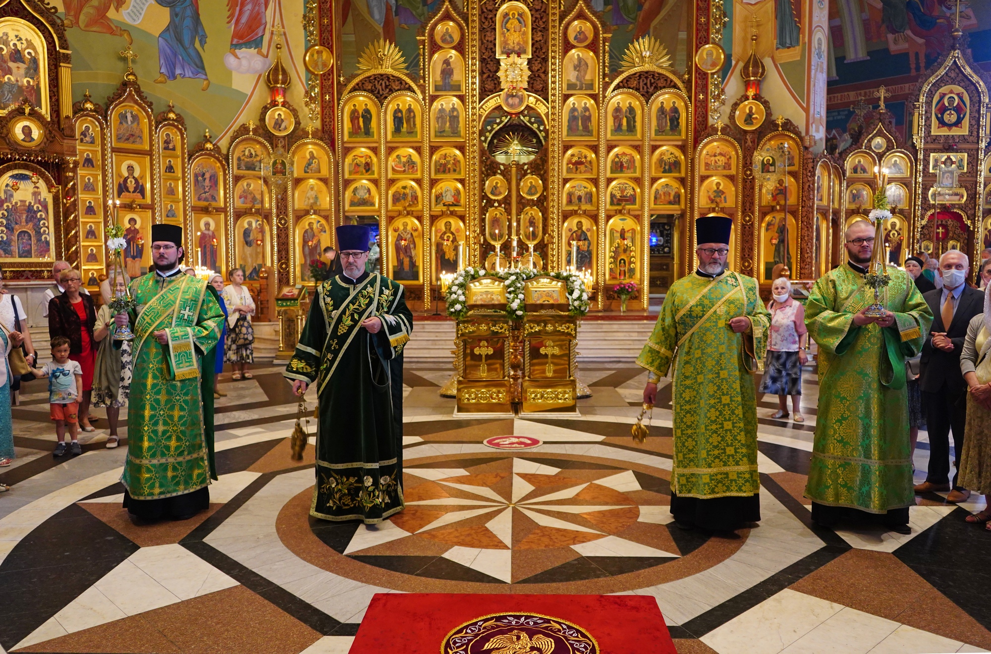 The Holy Spirit feast in the Holy Spirit Orthodox church in Białystok