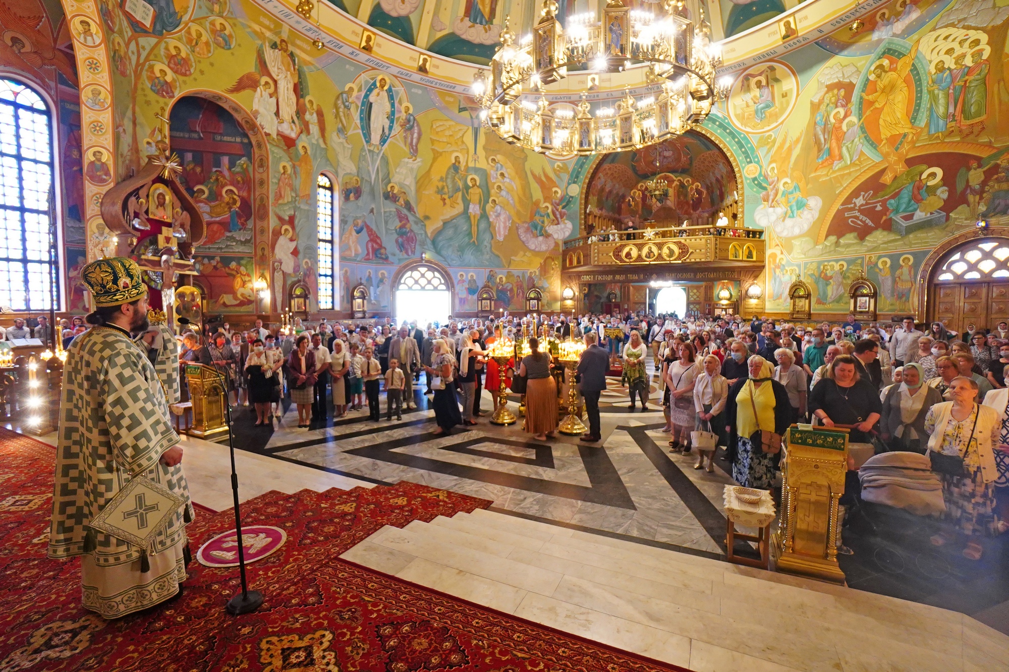 The Holy Spirit feast in the Holy Spirit Orthodox church in Białystok