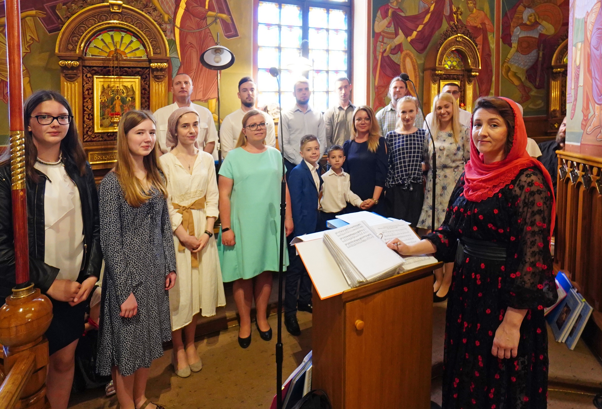 The Holy Spirit feast in the Holy Spirit Orthodox church in Białystok