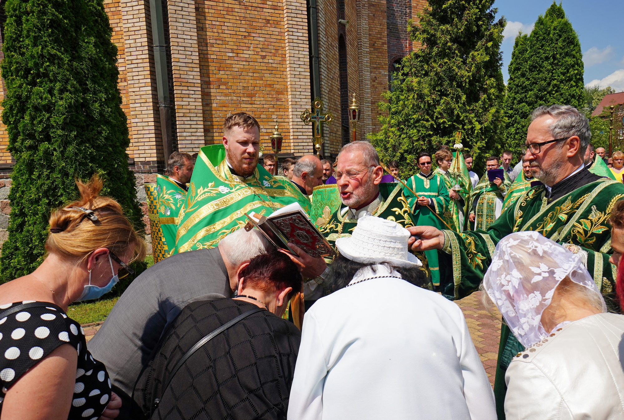 The Holy Spirit feast in the Holy Spirit Orthodox church in Białystok
