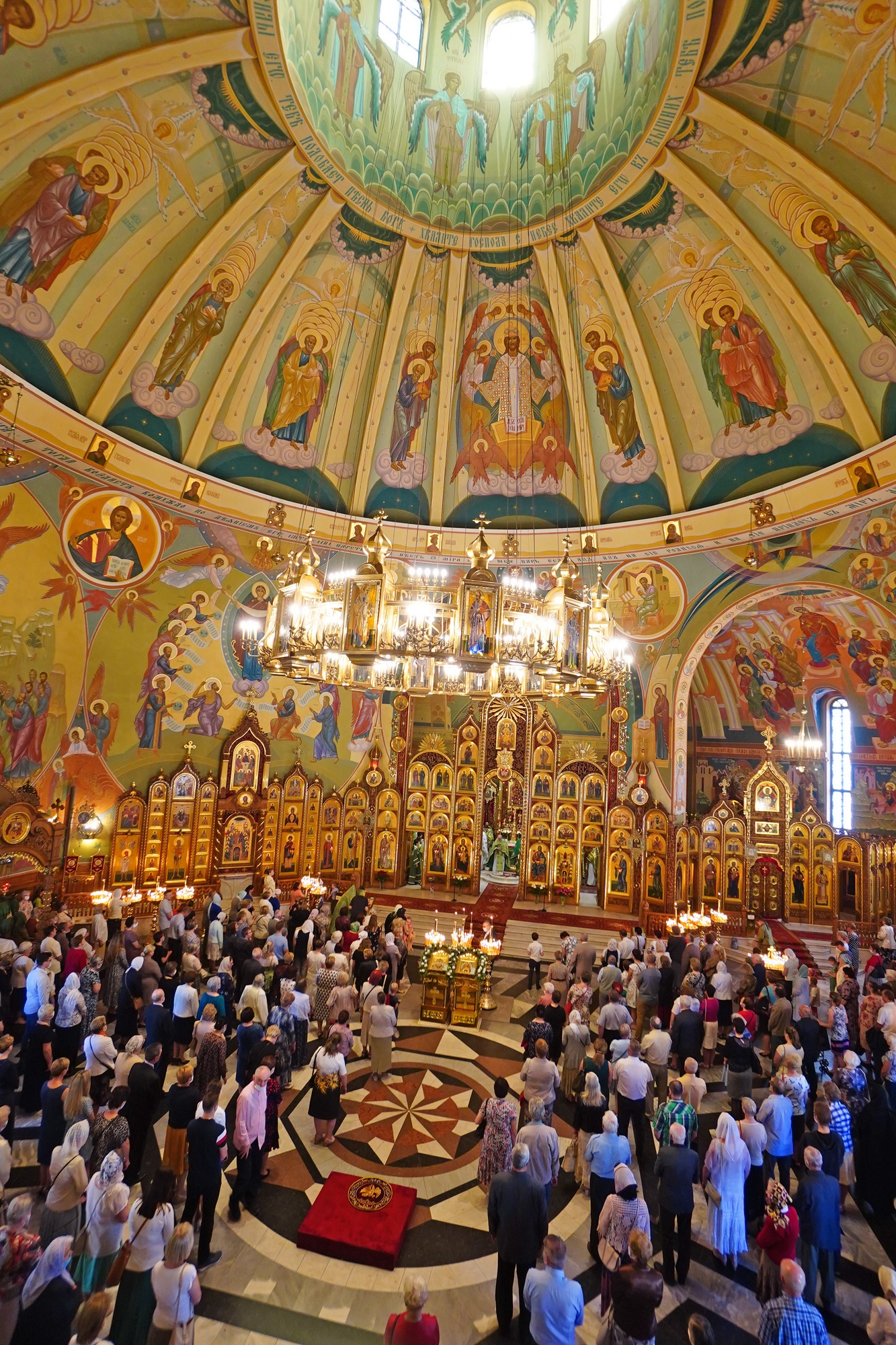 The Holy Spirit feast in the Holy Spirit Orthodox church in Białystok 