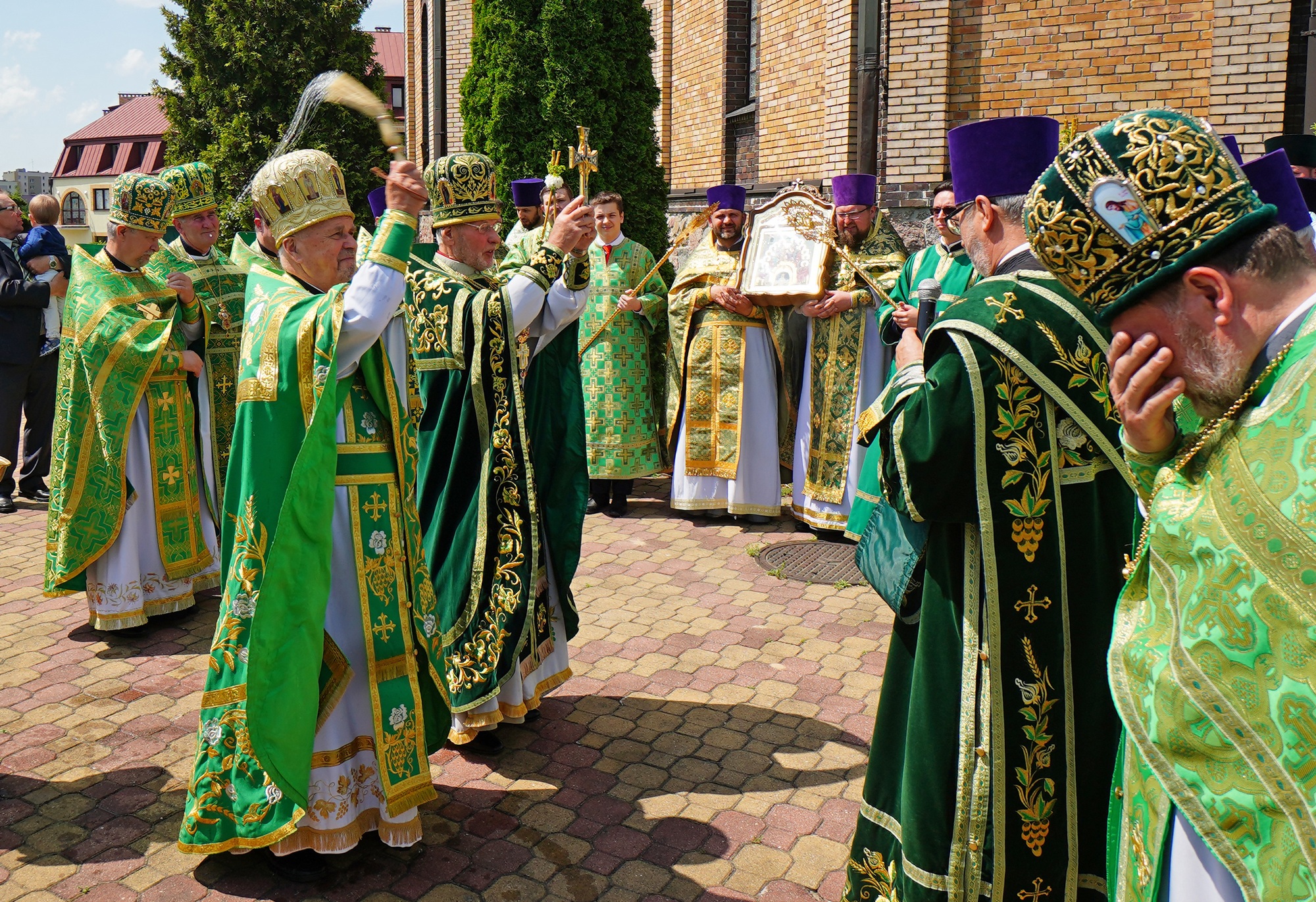 The Holy Spirit feast in the Holy Spirit Orthodox church in Białystok 