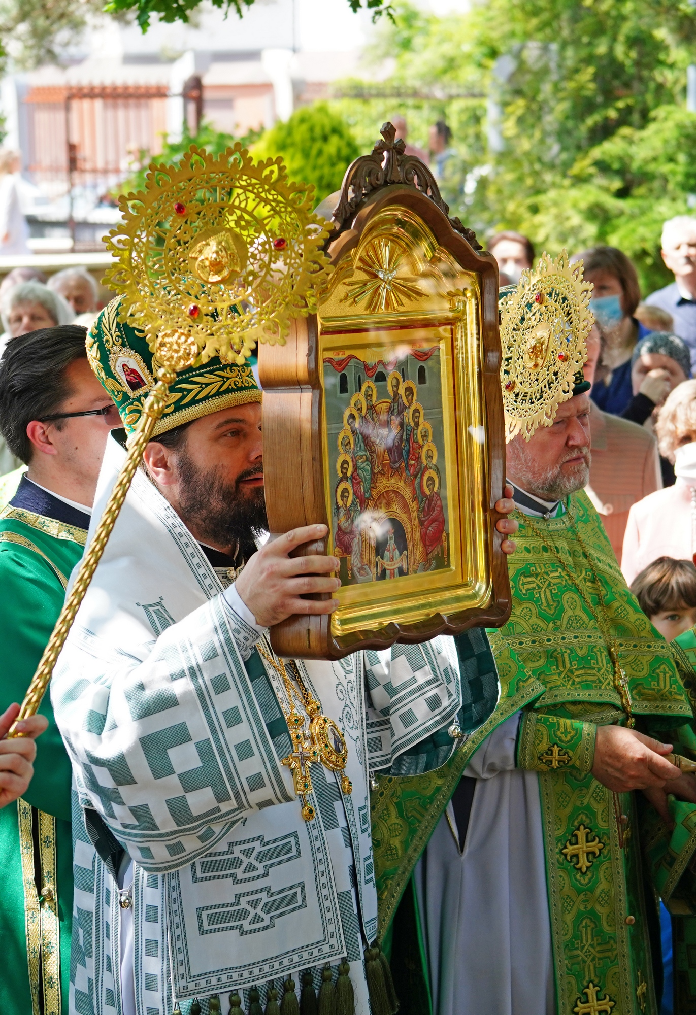 The Holy Spirit feast in the Holy Spirit Orthodox church in Białystok 