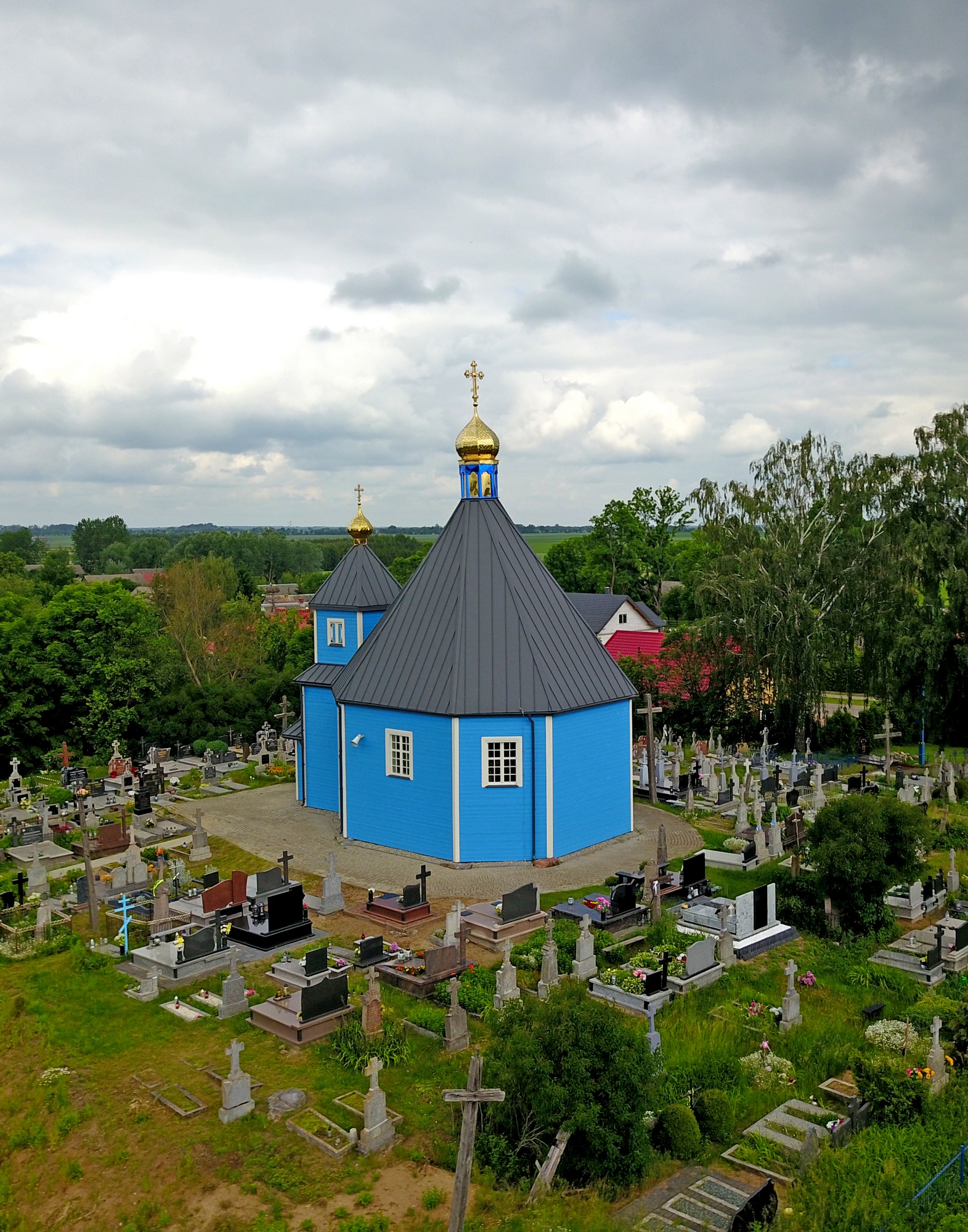 The Orthodox church in Parcewo