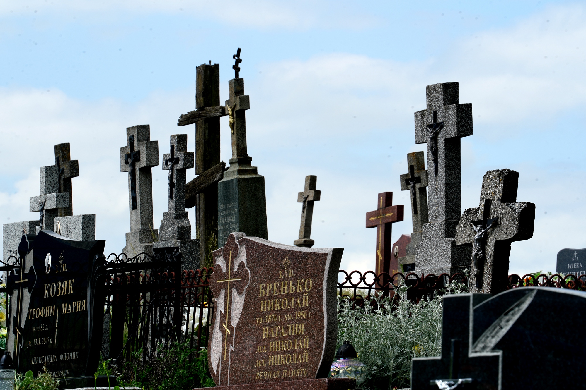 The Orthodox cementary in Parcewo