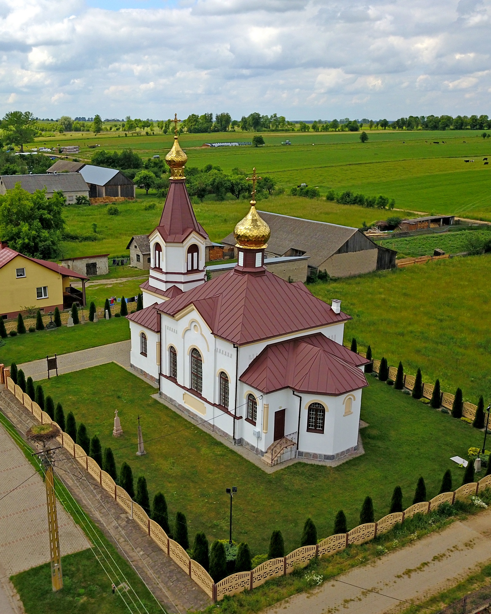 The Orthodox church in Andryjanki