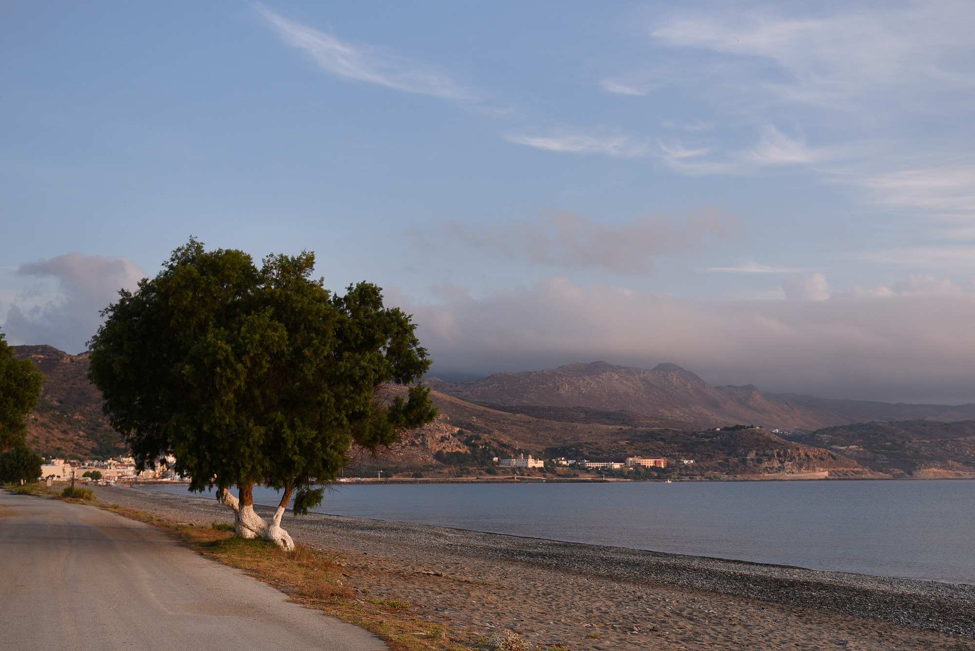 View on the Gonia Odigitria Monasteryn and Orthodox Academy, Crete