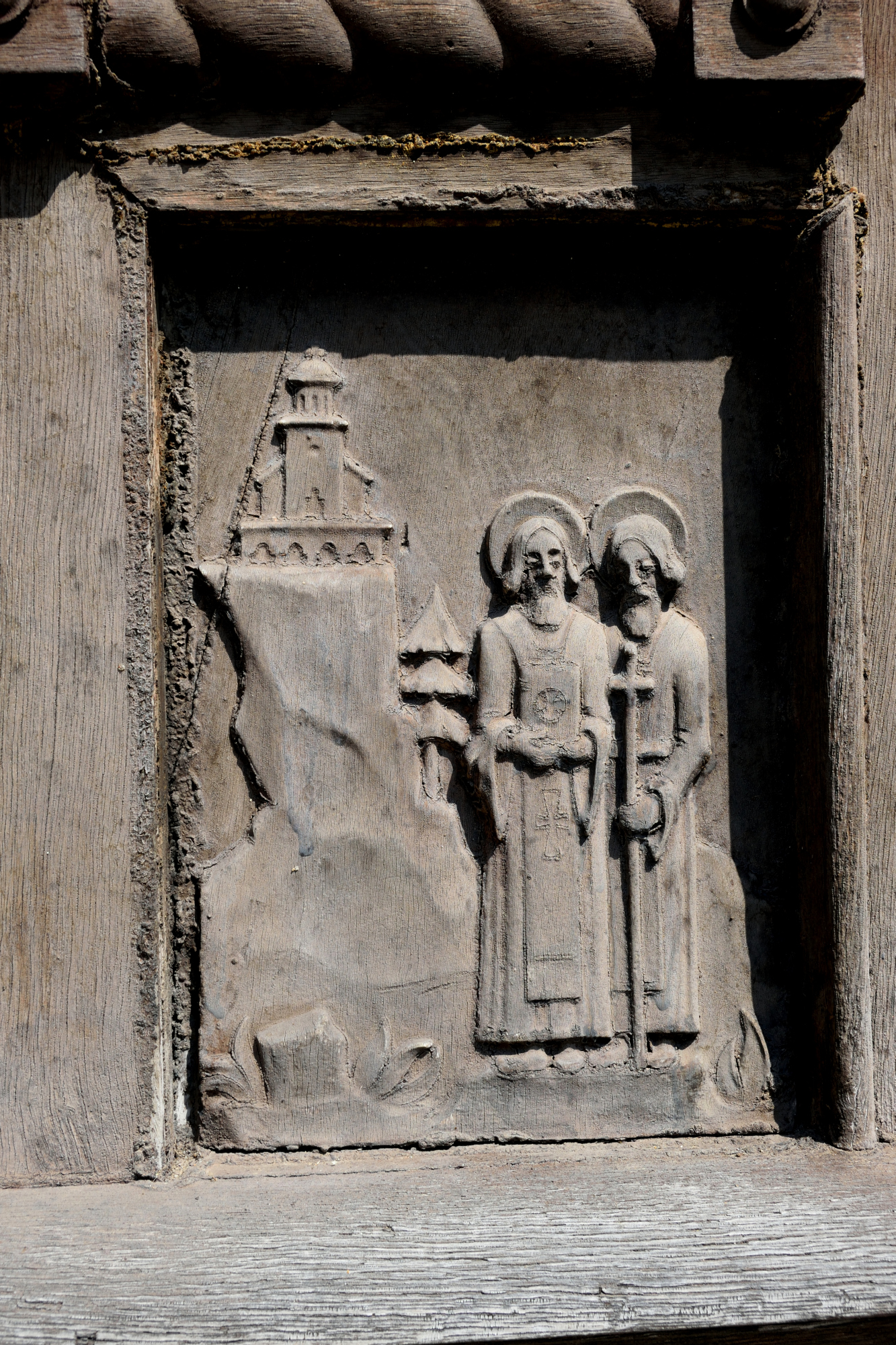 Fragment drzwi trnowskiego soboru