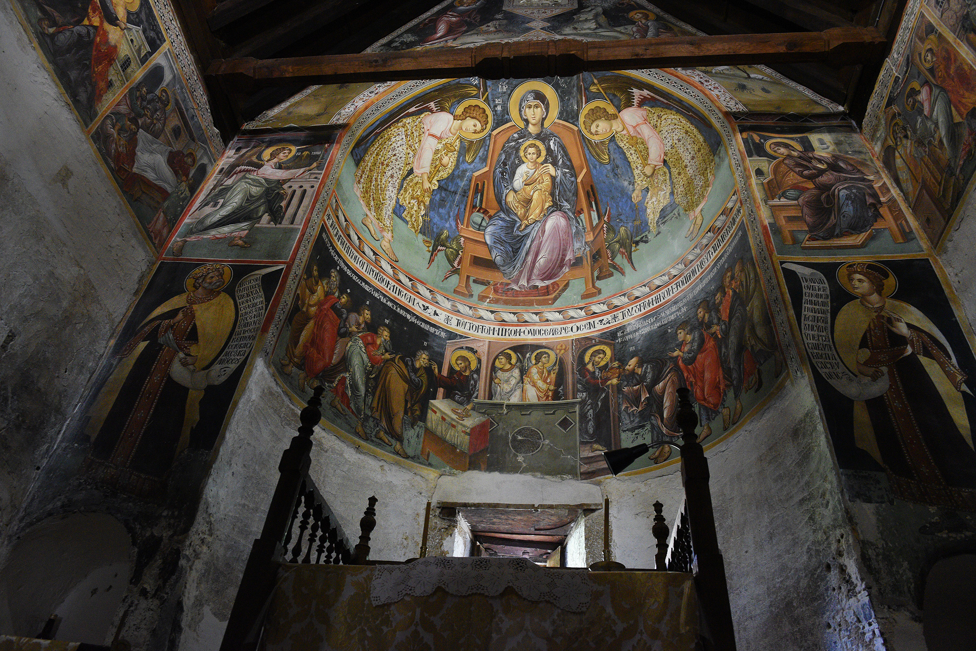 Inside  Church of Panagia tis Podithou, Galata  