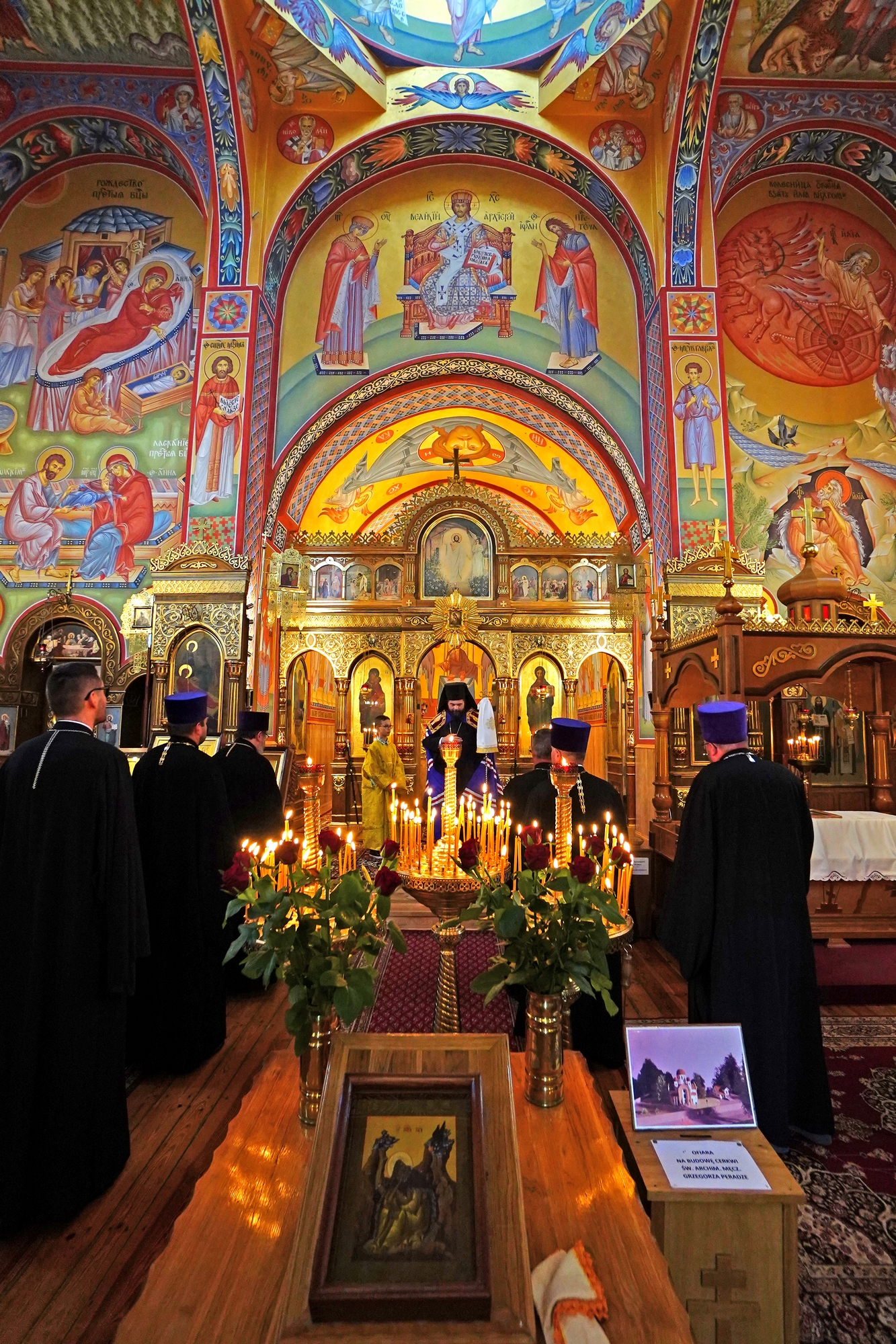 All-Night Vigil of St. Elijah the Prophet feast in St. Elijah Orthodox church in Białystok