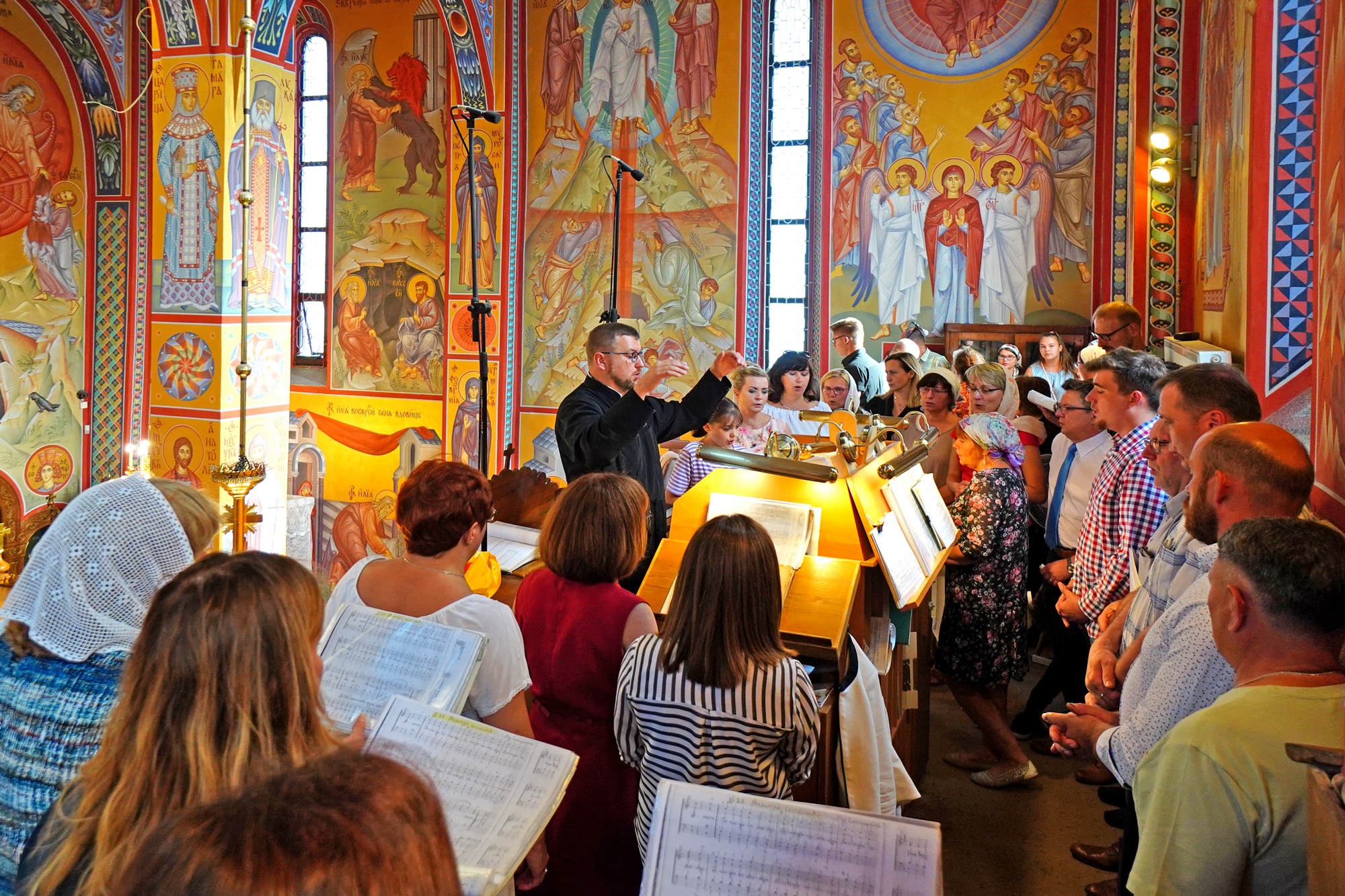 All-Night Vigil of St. Elijah the Prophet feast in St. Elijah Orthodox church in Białystok