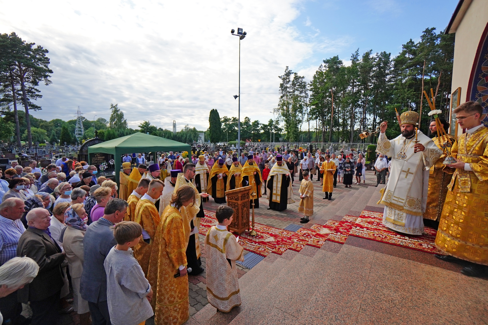 All-Night Vigil of St. Elijah the Prophet feast in St. Elijah Orthodox church in Białystok