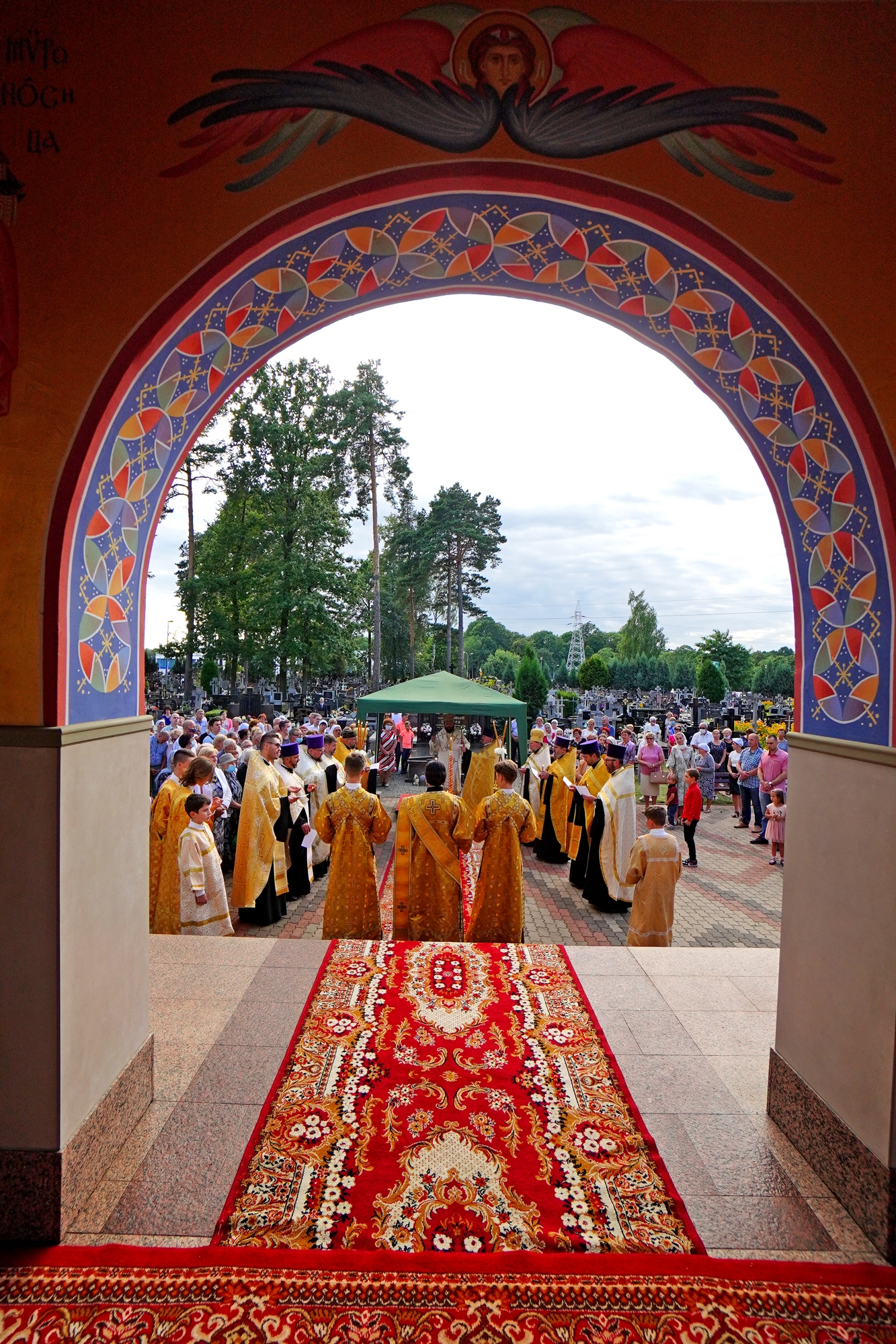 All-Night Vigil of St. Elijah the Prophet feast in St. Elijah Orthodox church in Białystok