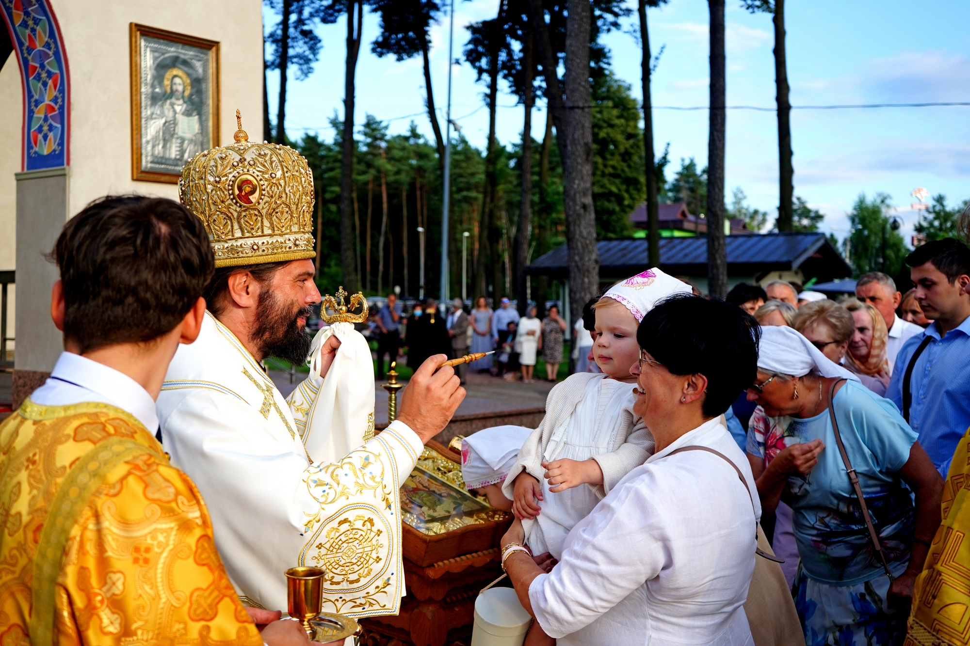 All-Night Vigil of St. Elijah the Prophet feast in St. Elijah Orthodox church in Białystok