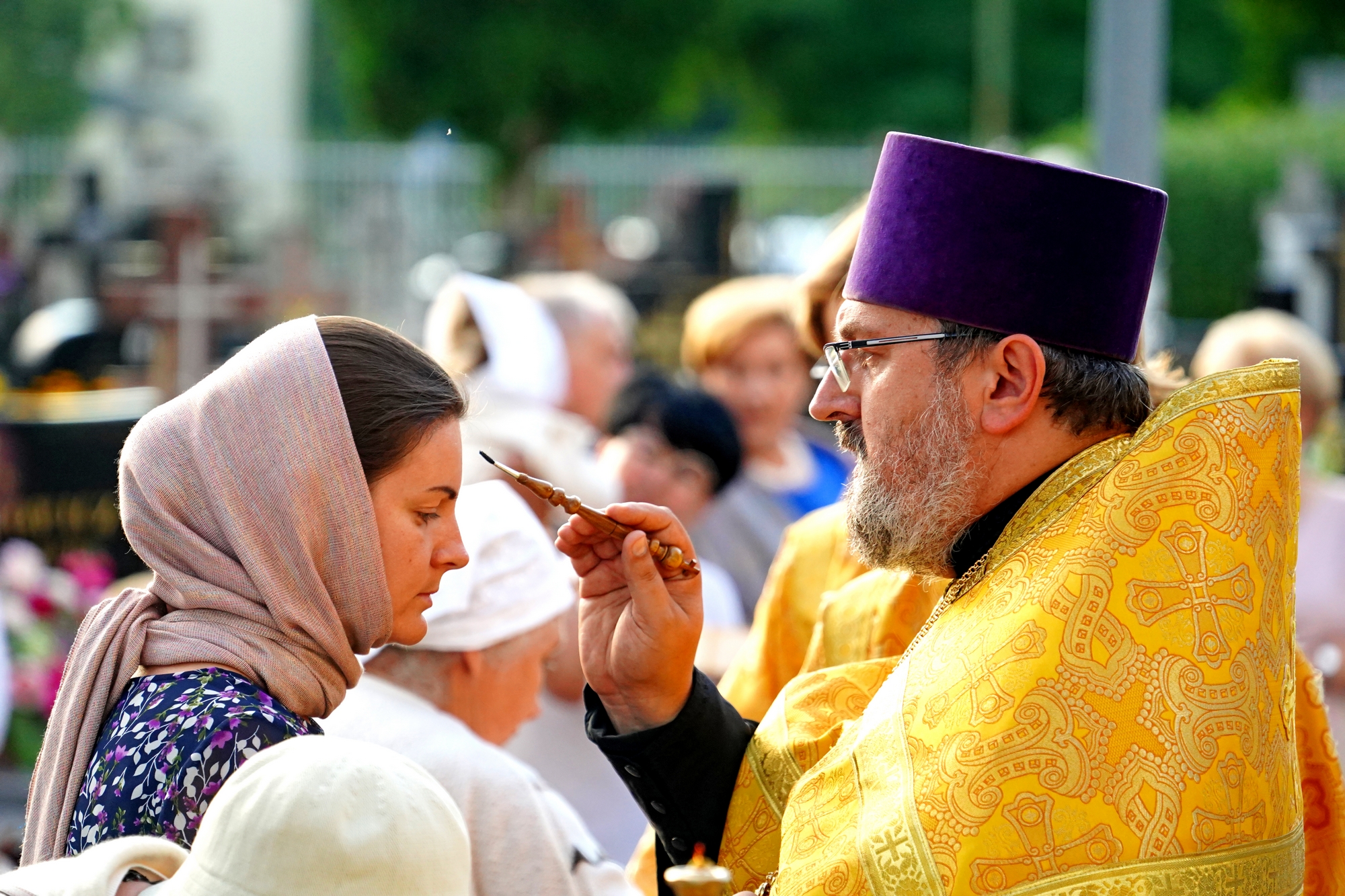 All-Night Vigil of St. Elijah the Prophet feast in St. Elijah Orthodox church in Białystok