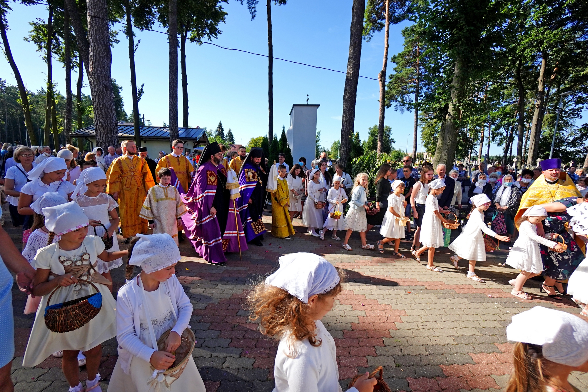 Divine Liturgy of St. Elijah the Prophet feast in St. Elijah Orthodox church in Białystok