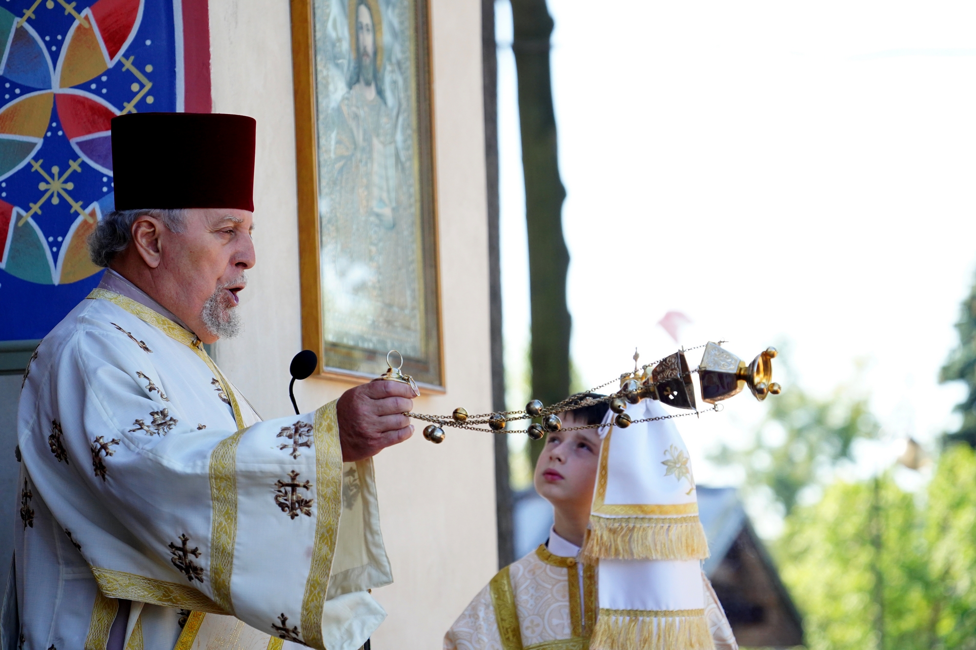 Divine Liturgy of St. Elijah the Prophet feast in St. Elijah Orthodox church in Białystok