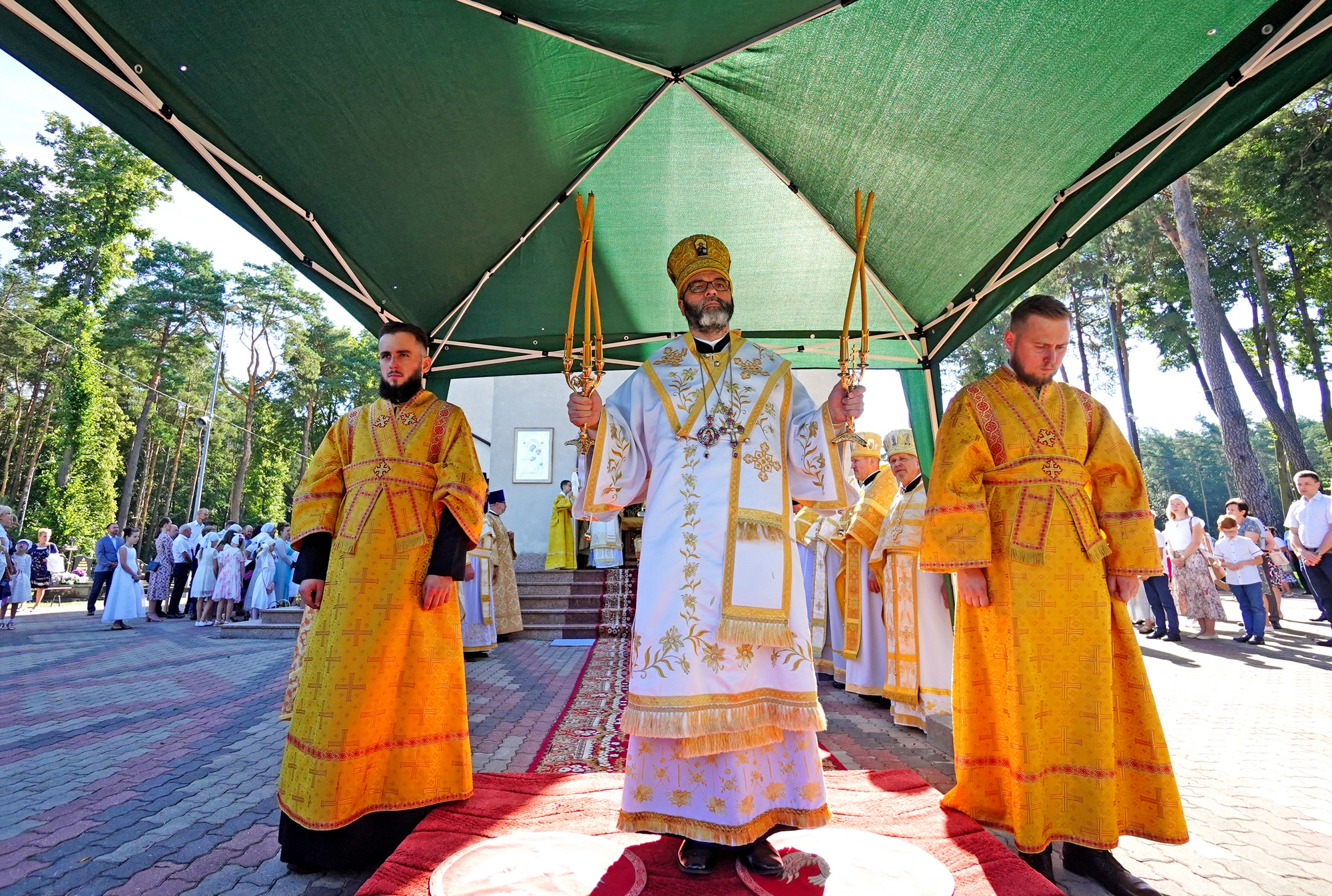 Divine Liturgy of St. Elijah the Prophet feast in St. Elijah Orthodox church in Białystok