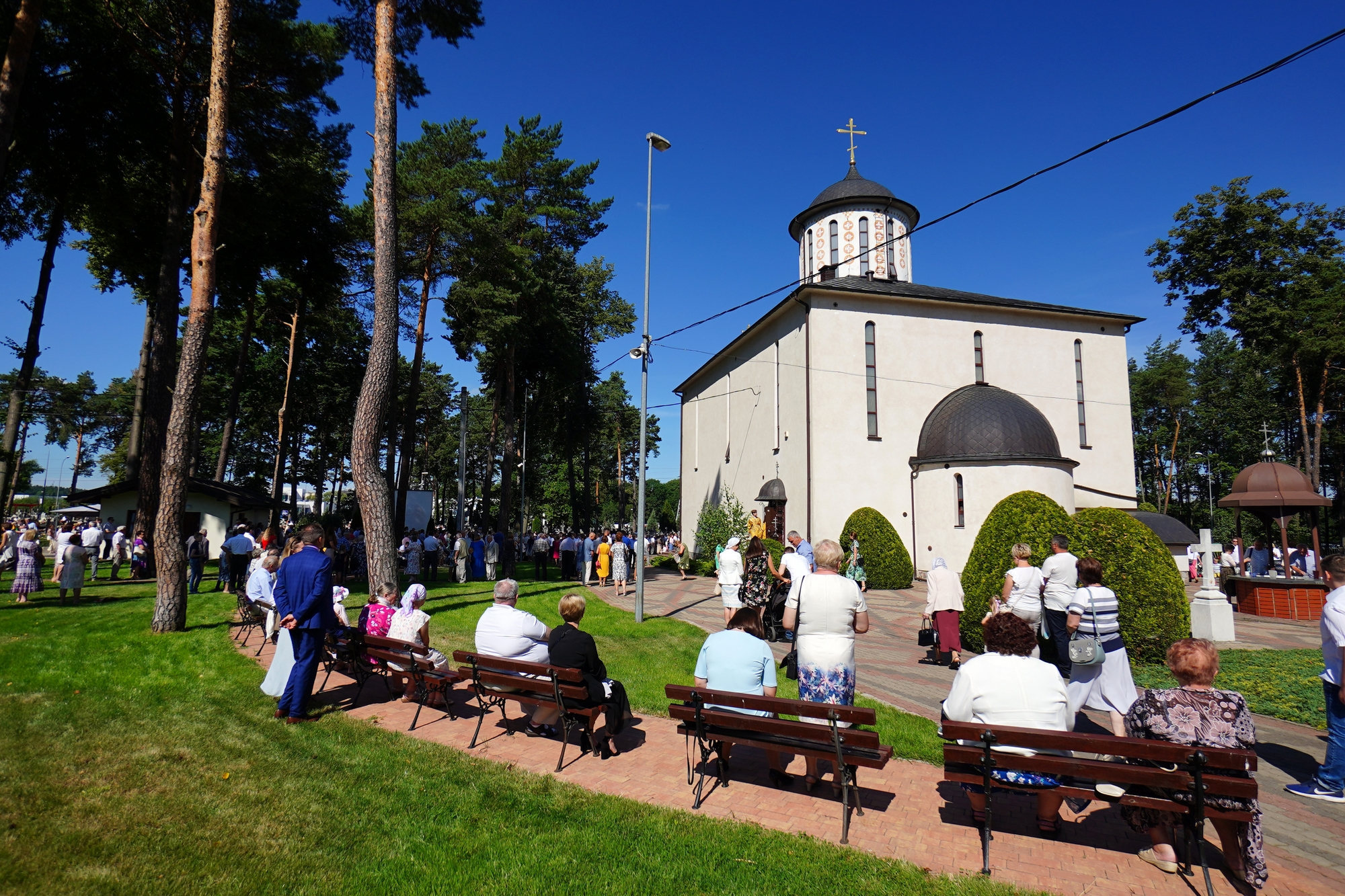 Divine Liturgy of St. Elijah the Prophet feast in St. Elijah Orthodox church in Białystok