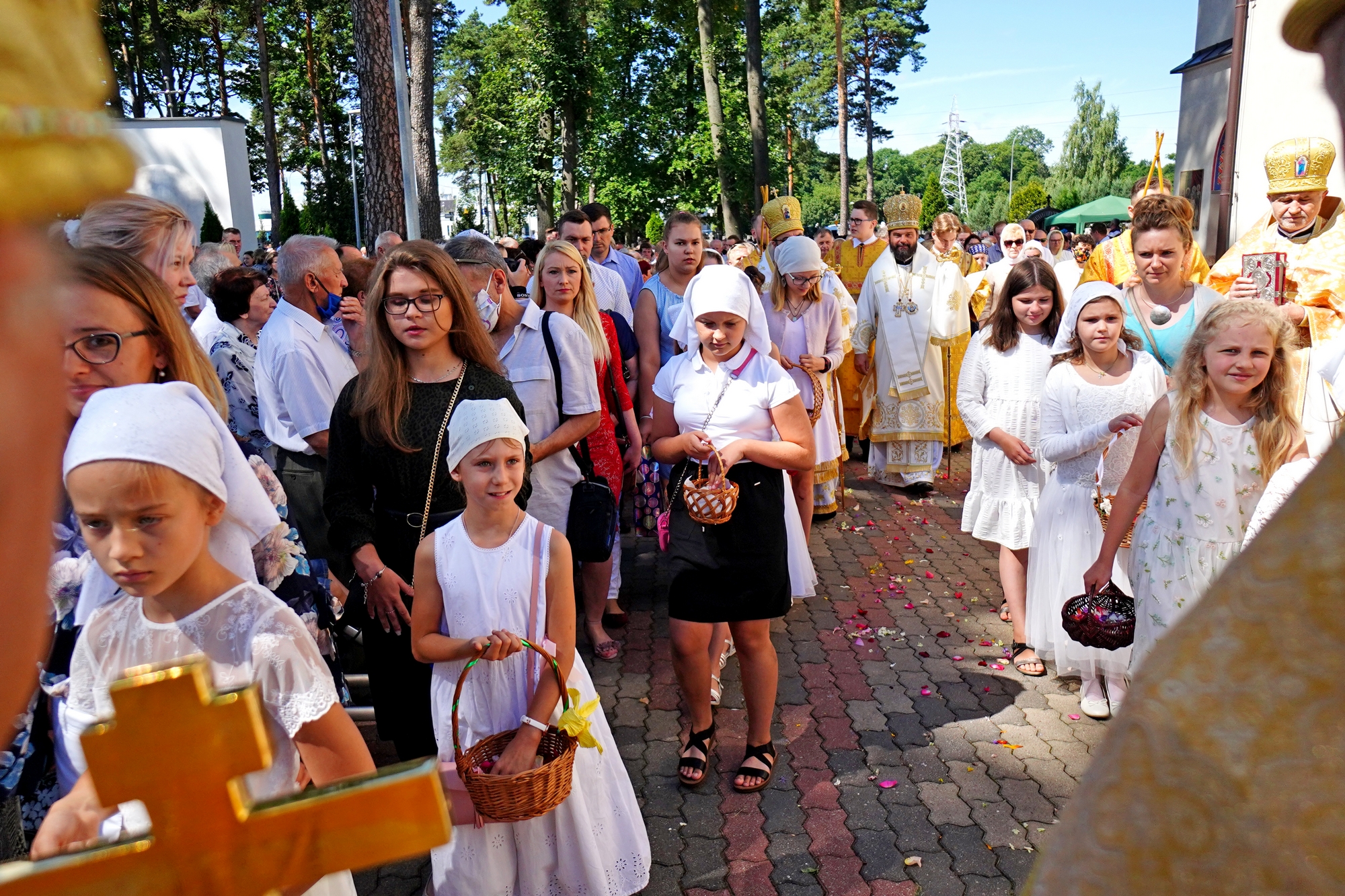 Divine Liturgy of St. Elijah the Prophet feast in St. Elijah Orthodox church in Białystok