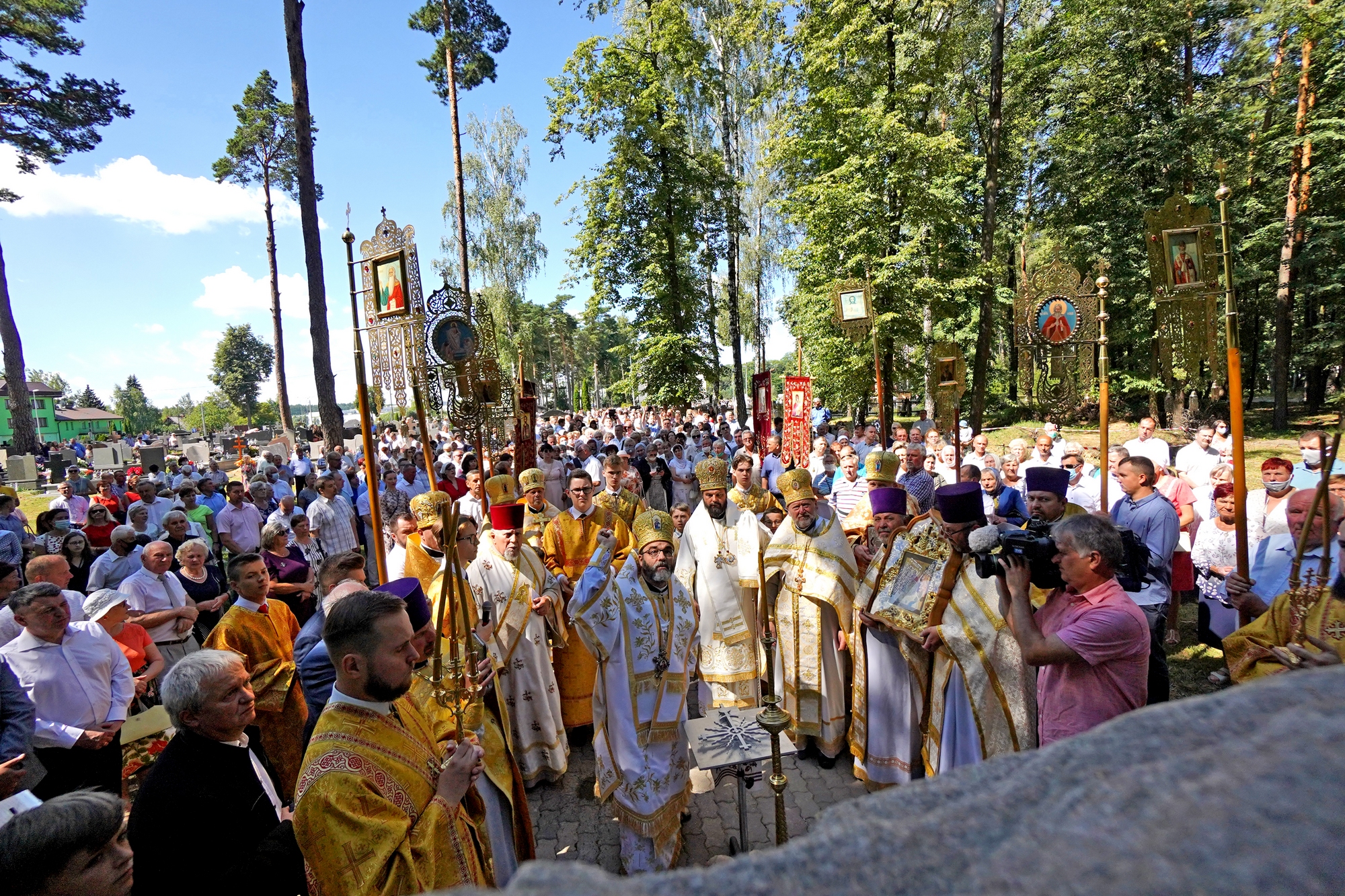 Divine Liturgy of St. Elijah the Prophet feast in St. Elijah Orthodox church in Białystok