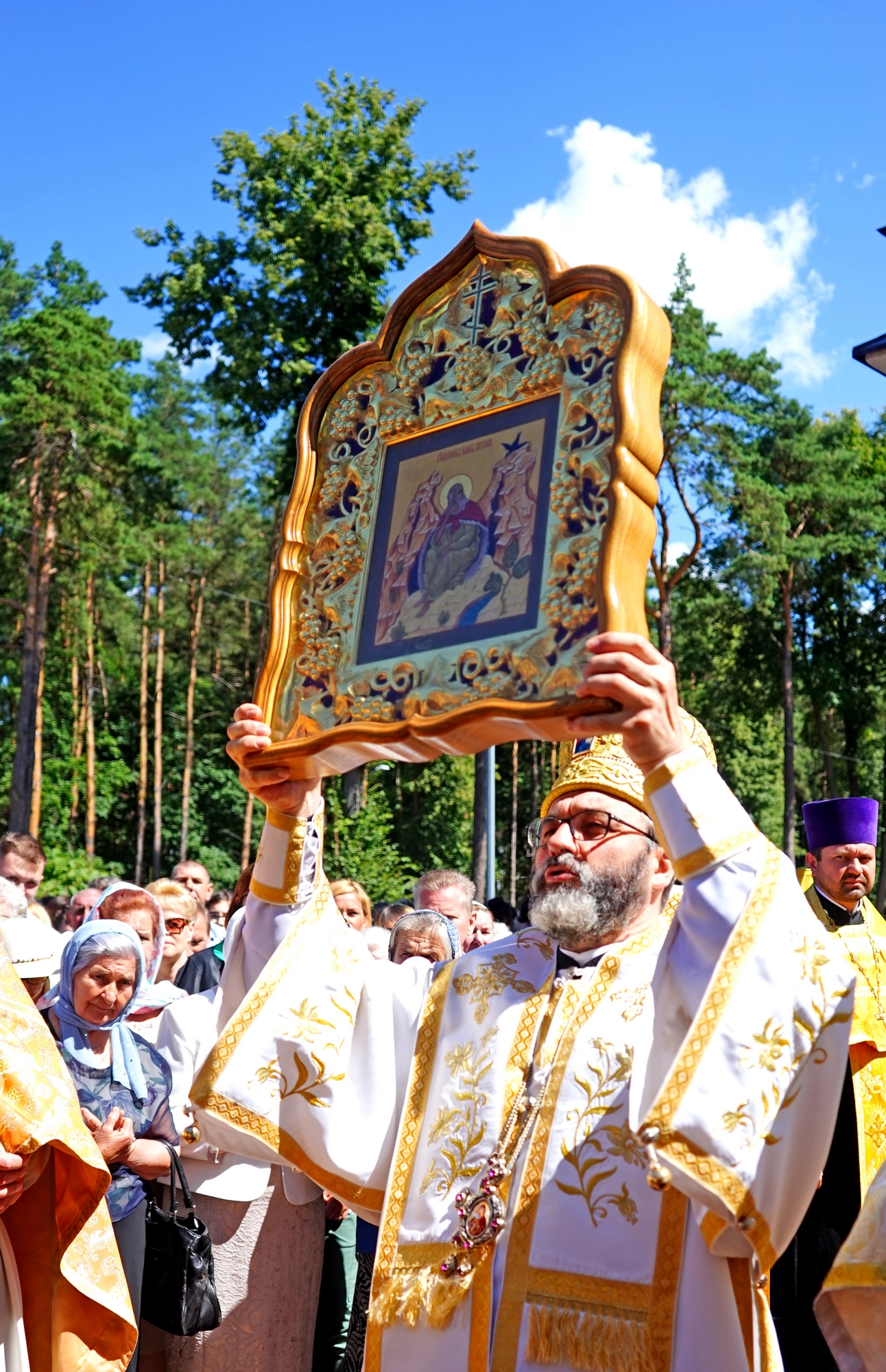 Divine Liturgy of St. Elijah the Prophet feast in St. Elijah Orthodox church in Białystok