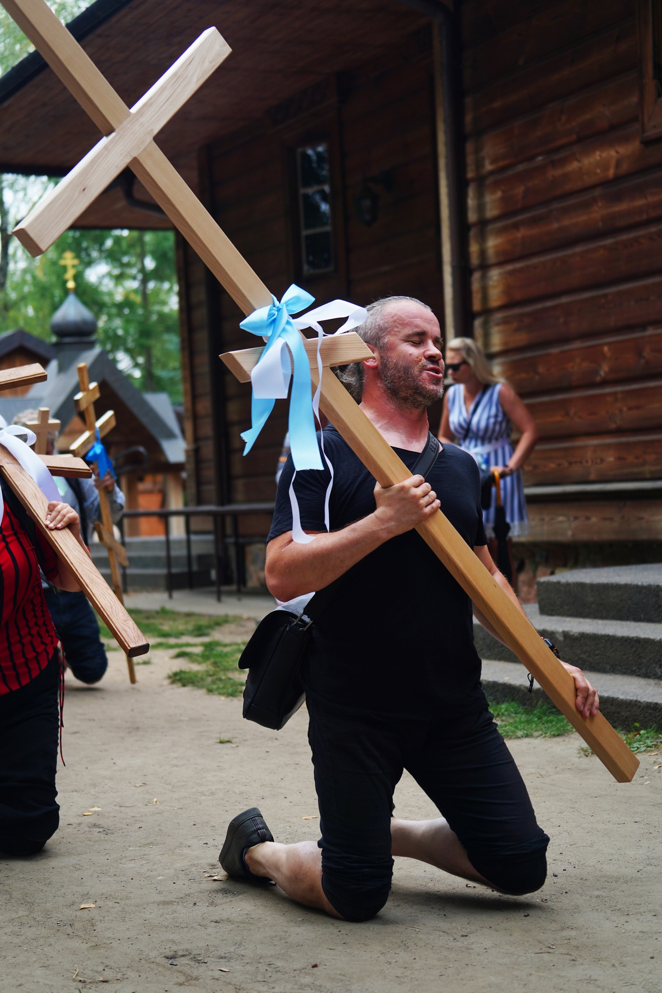 Pilgrims in Grabarka Monastery, August 18th, 2020