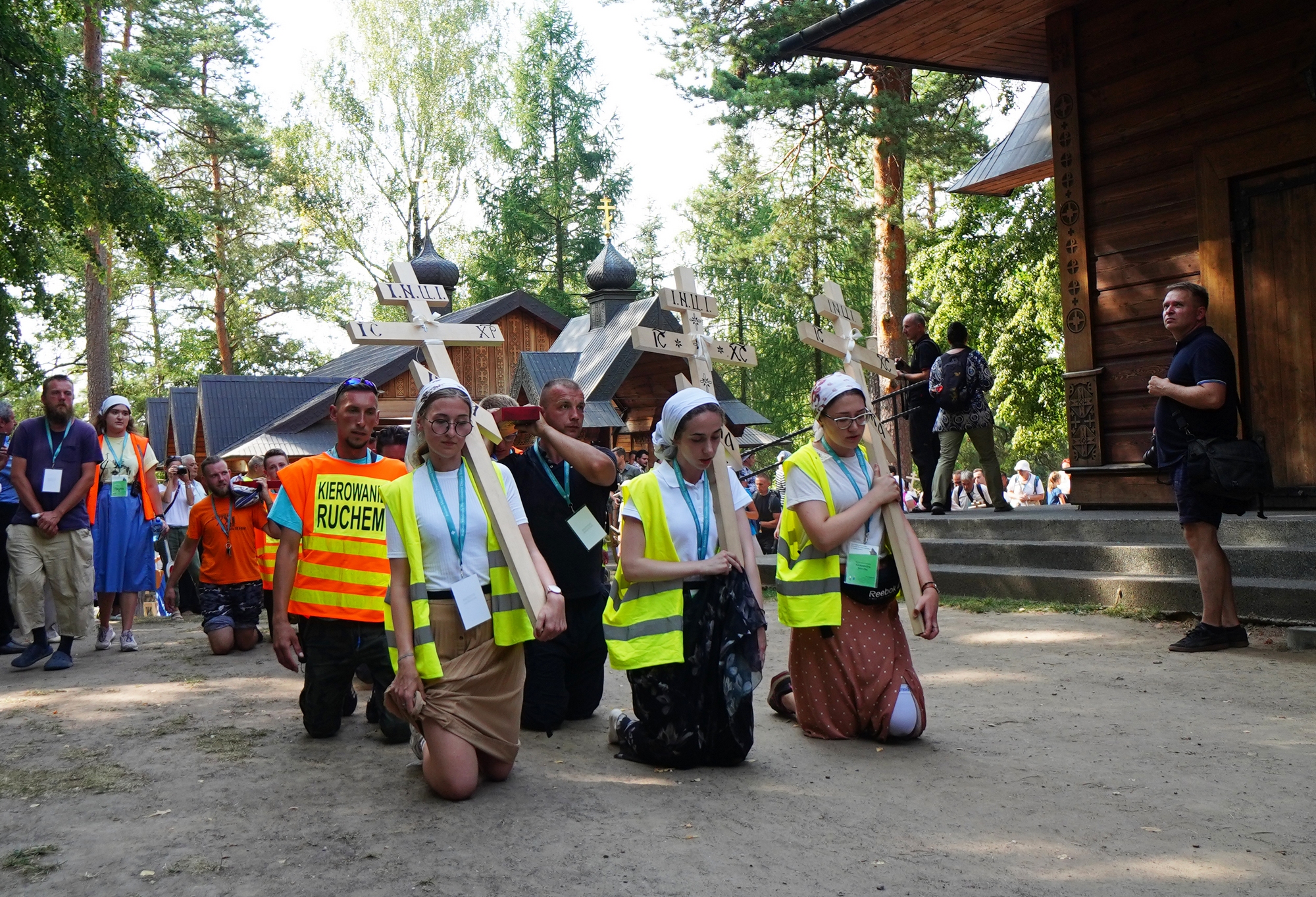 Pilgrims in Grabarka Monastery, August 18th, 2020