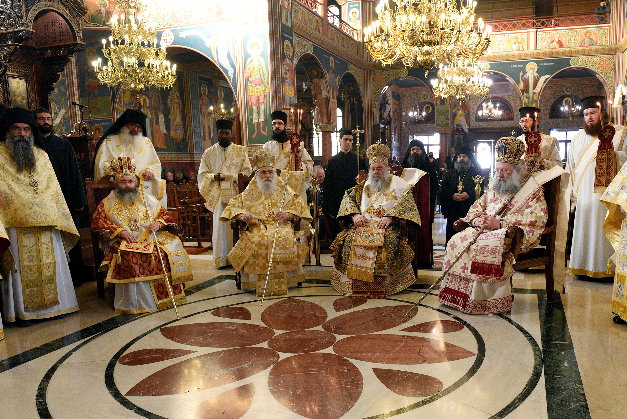 Liturgy on nameday of Metropolitan Athanasios of Limassol in 2019