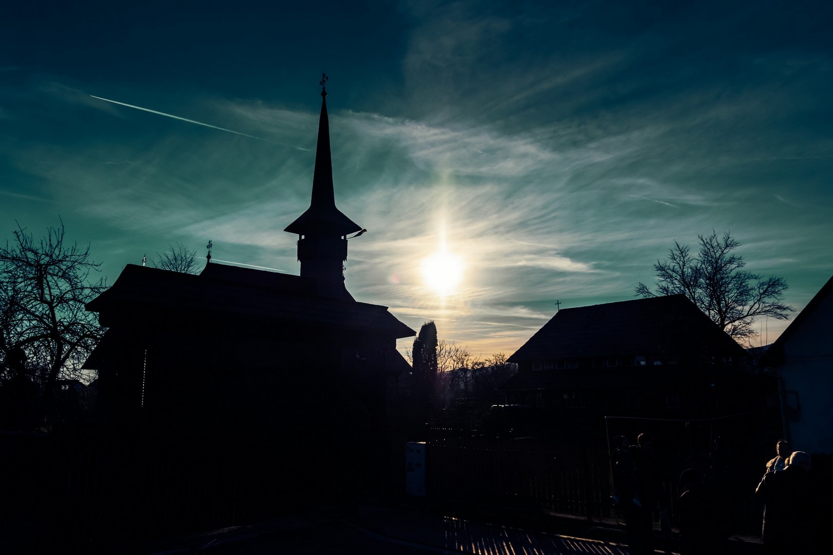 silence in the evening